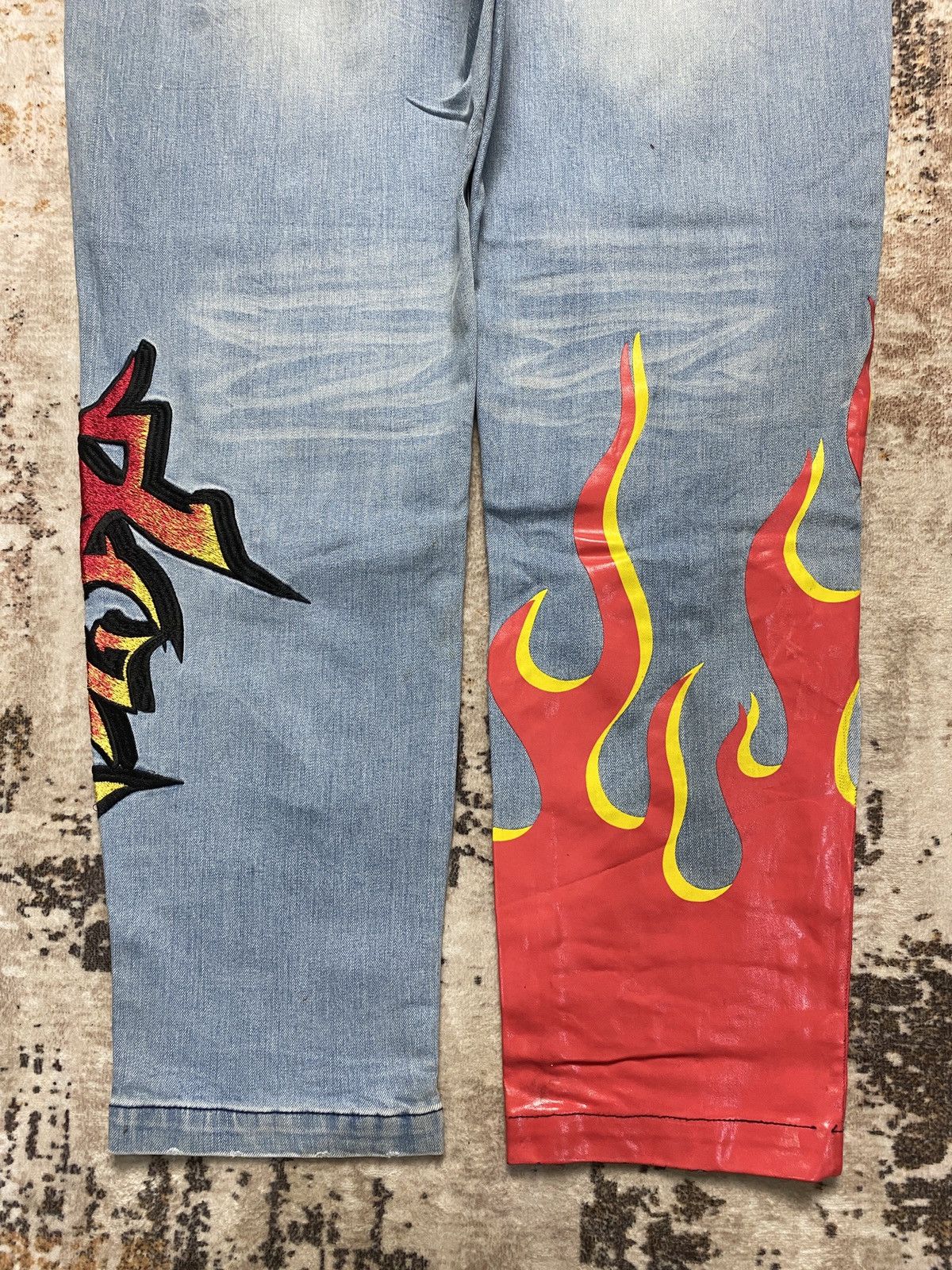 Acne Studios Insane Japanese Brand Y2k Baggy Denim Size US 31 - 12 Thumbnail