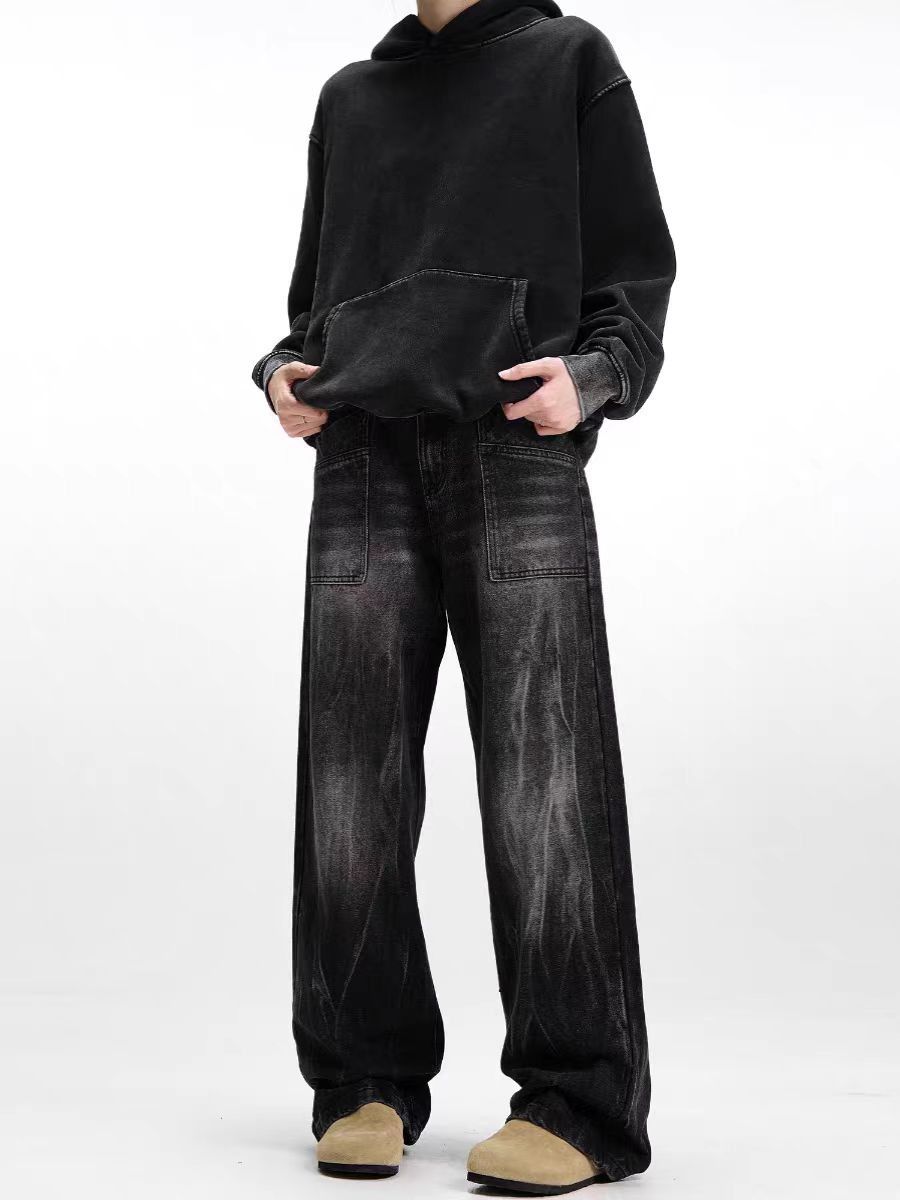 Japanese Brand × Jean High Street Design Washed Ash Straight Leg Jeans Size US 32 / EU 48 - 3 Thumbnail