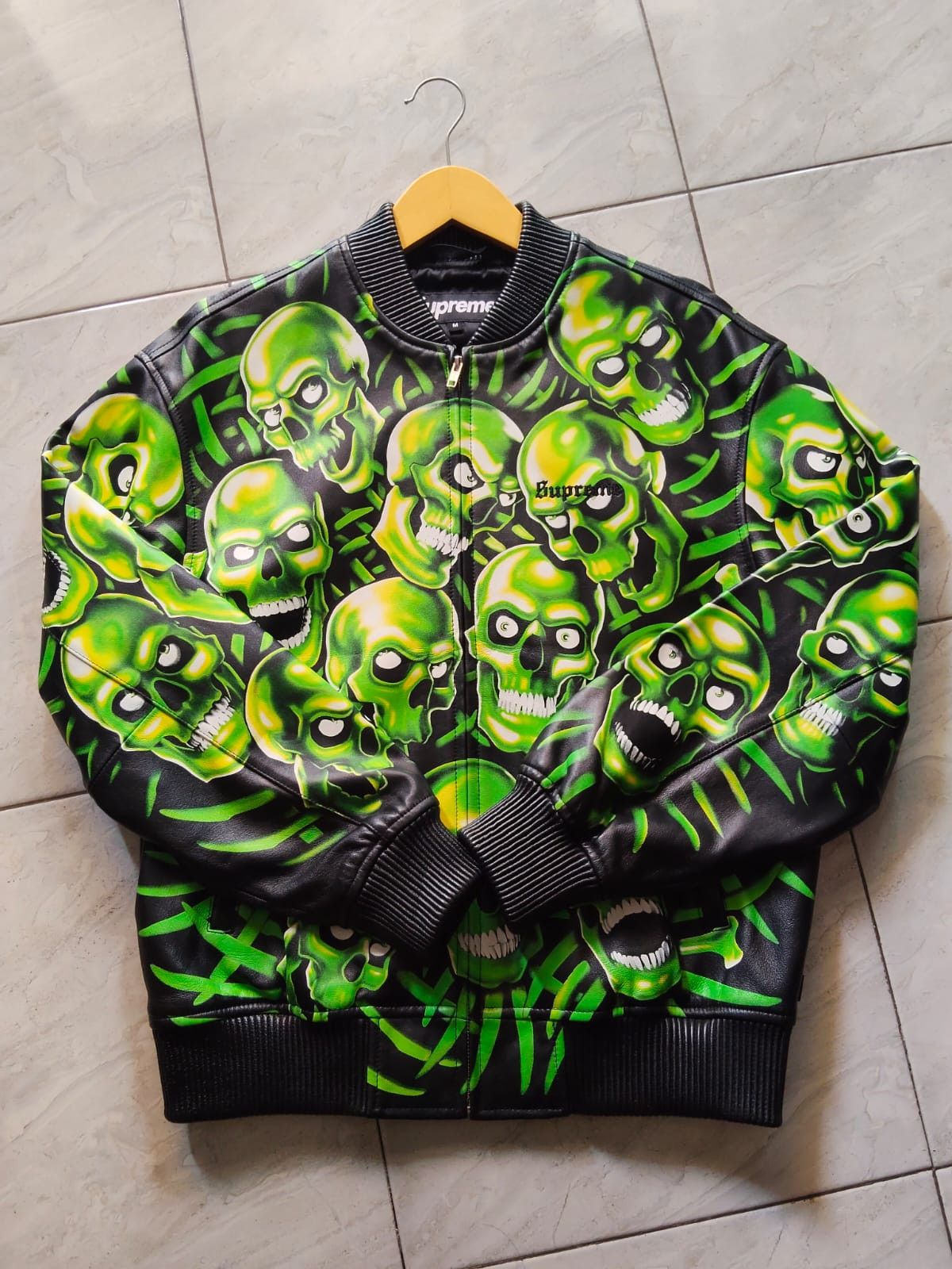 Liquid Blue × Supreme Pile skull leather jacket Size US M / EU 48-50 / 2 - 2 Thumbnail