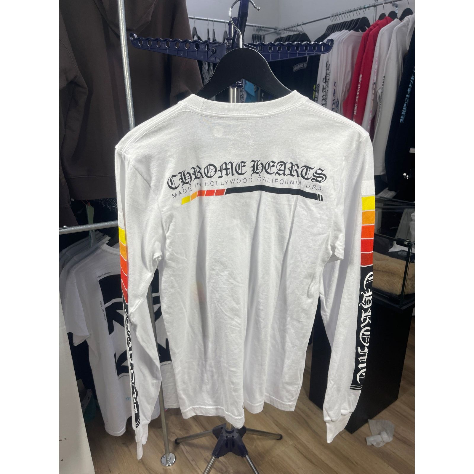 Chrome Hearts Chrome Hearts Boost Long Sleeve Shirt White - Small Size US S / EU 44-46 / 1 - 2 Thumbnail