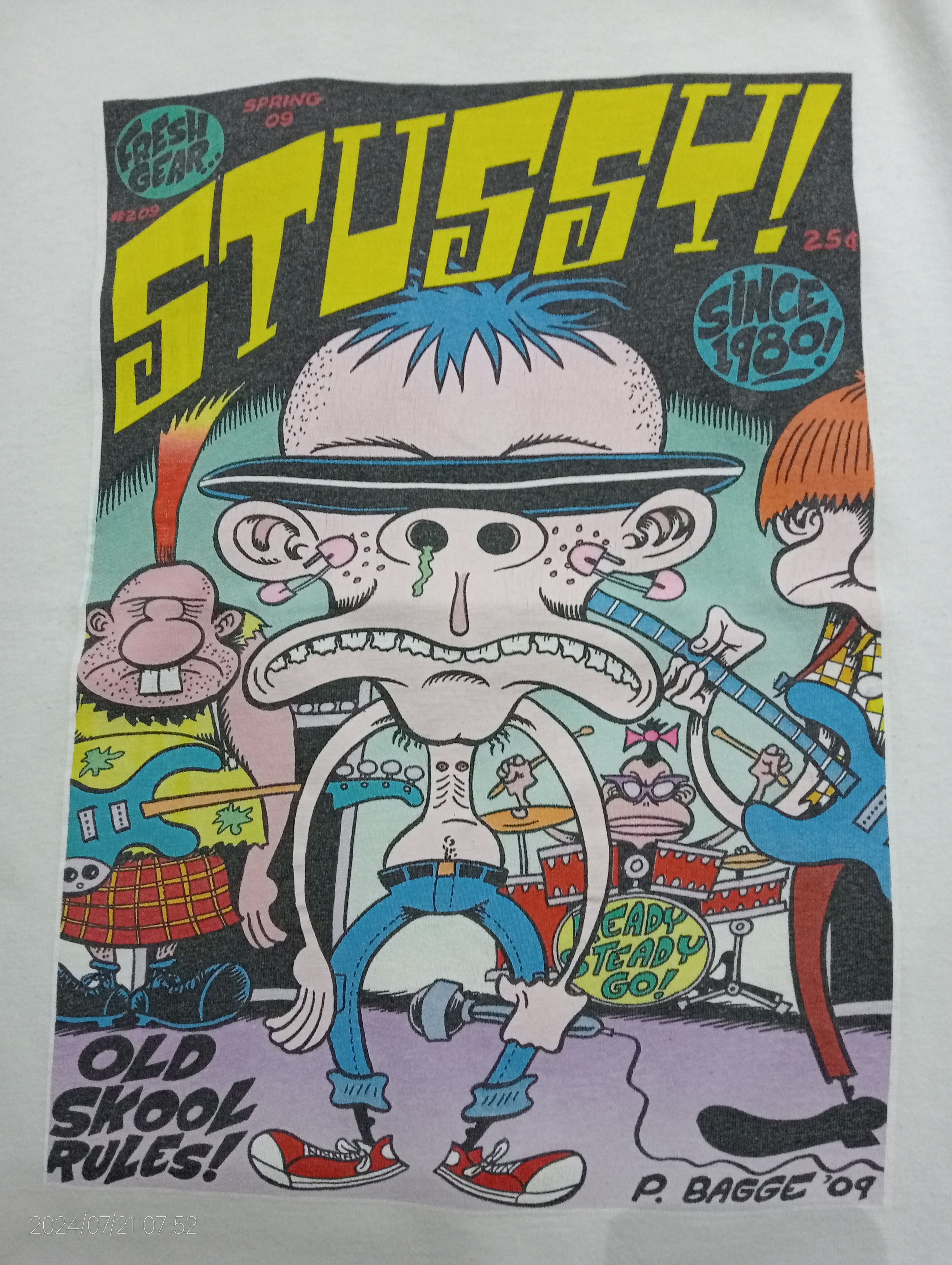 Stussy Vintage Stussy X Peter Bagge Tee Very Rare Size US L / EU 52-54 / 3 - 2 Thumbnail