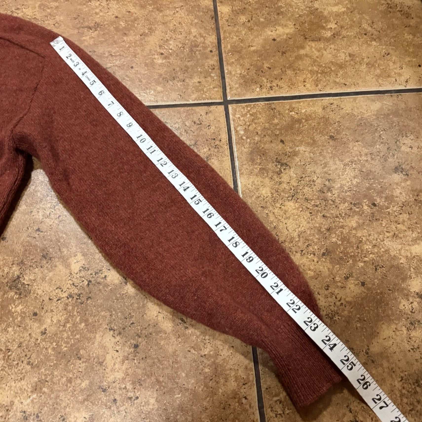 Vintage VINTAGE Revere Wool Sweater Brick Red 2 Ply Large XL Mens Pullover Crew Neck 50s 60s Classic, College, Retro, Minimalist, Aesthetic Size US XL / EU 56 / 4 - 8 Thumbnail