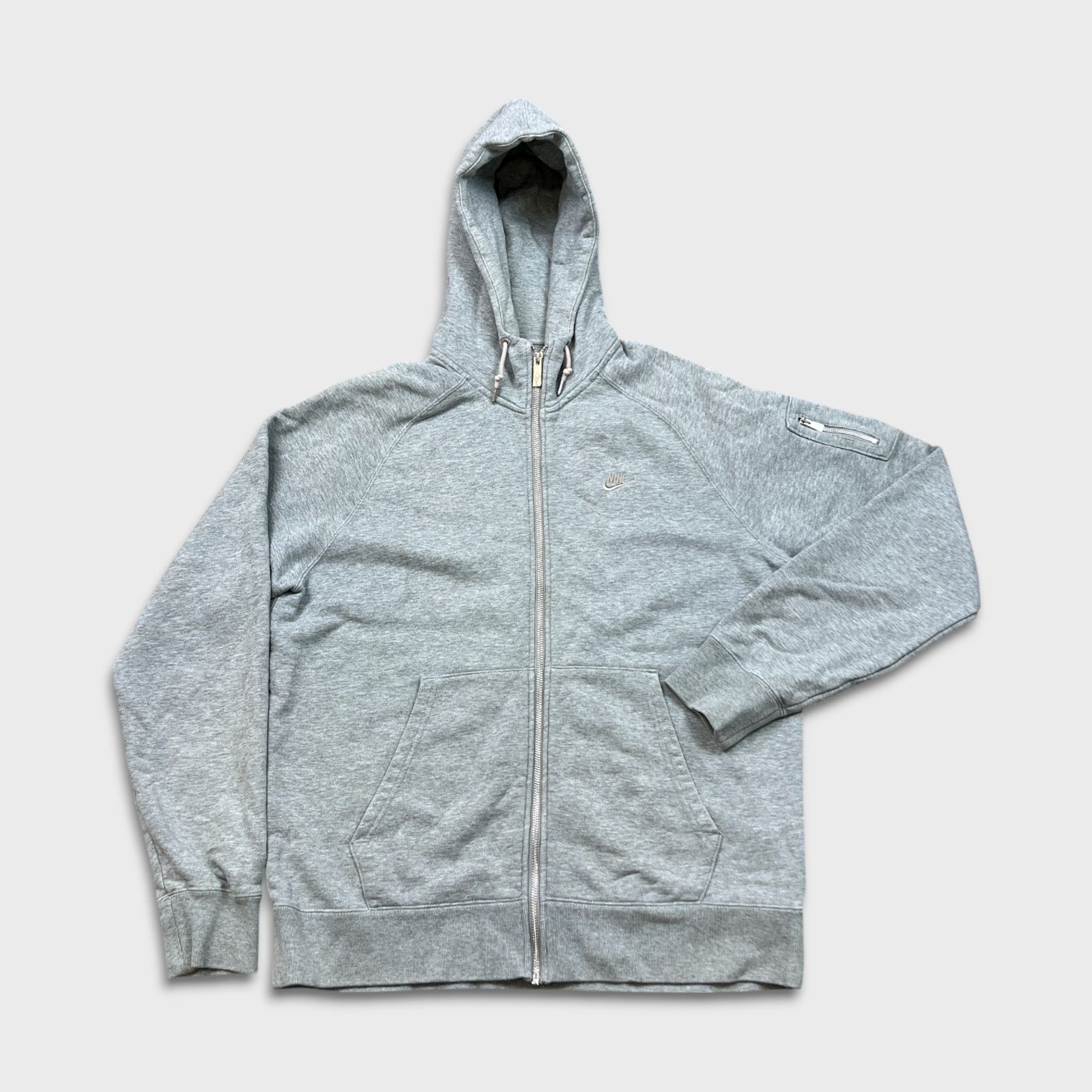 Nike × Vintage Nike Sportswear Hoodie 2XL Swoosh Full Zip Hooded Sweatshirt Size US XXL / EU 58 / 5 - 1 Thumbnail