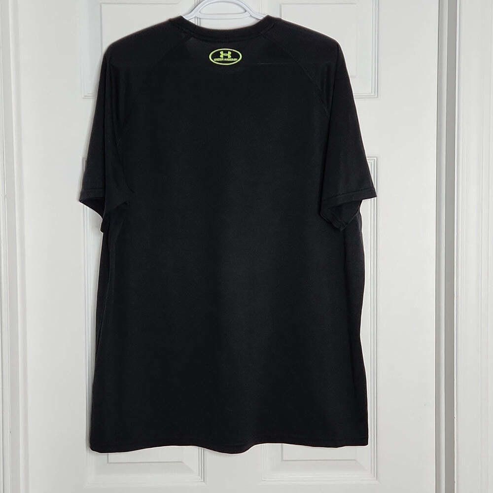 Under Armour Under Rmour Heatgear T Shirt Black Ns Yellow Logo Large Size US L / EU 52-54 / 3 - 5 Thumbnail