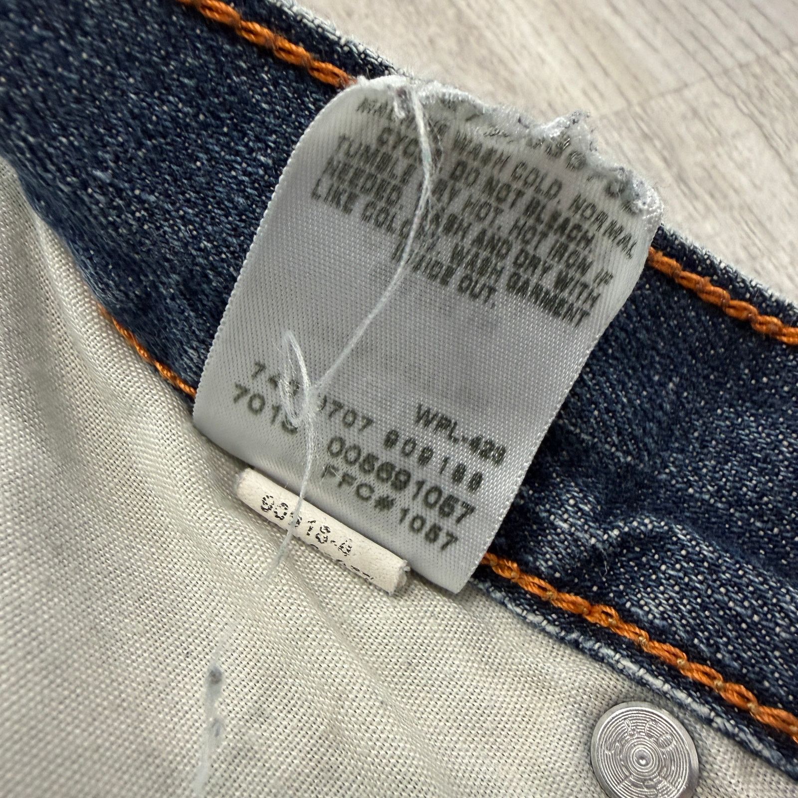 Levi's Vintage Levis 569 Loose Straight Jeans Men's 36x34 Faded Size US 36 / EU 52 - 6 Thumbnail