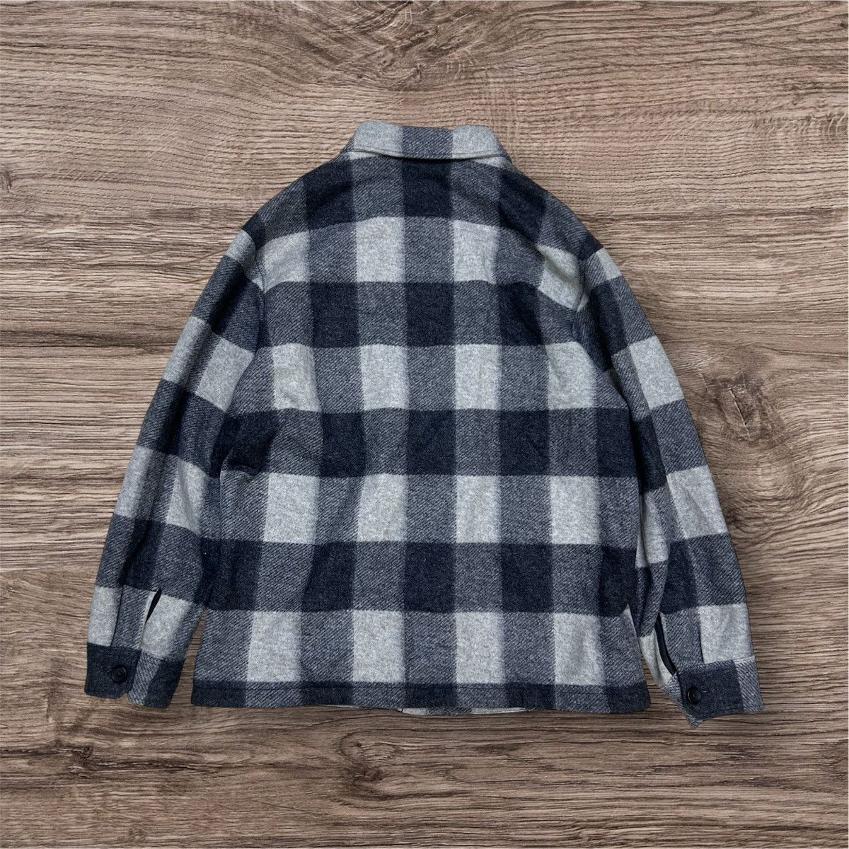 Flannel JapaneseBrand Uniqlo Checkered Wool Flannel Jacket Size US XL / EU 56 / 4 - 2 Thumbnail