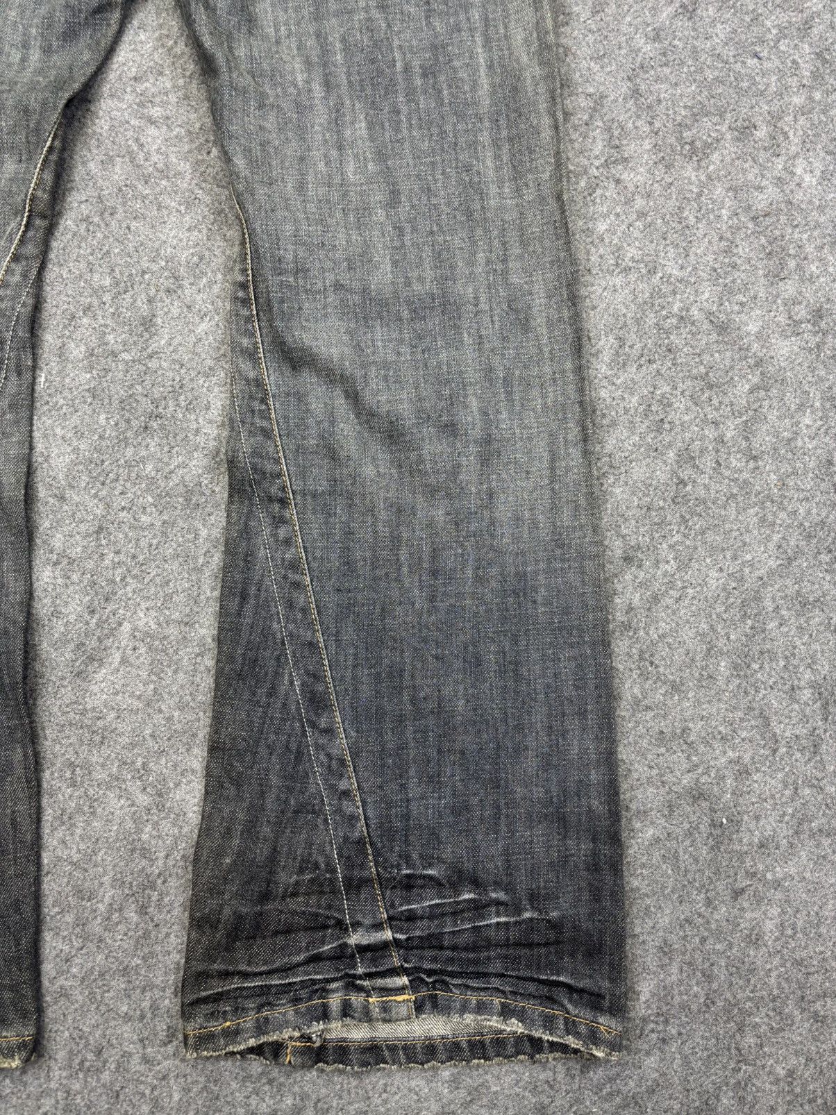 Japanese Brand 💥Flare💥Buona Giornata Twisted Leg Flare Denim F921 Size US 32 / EU 48 - 11 Thumbnail
