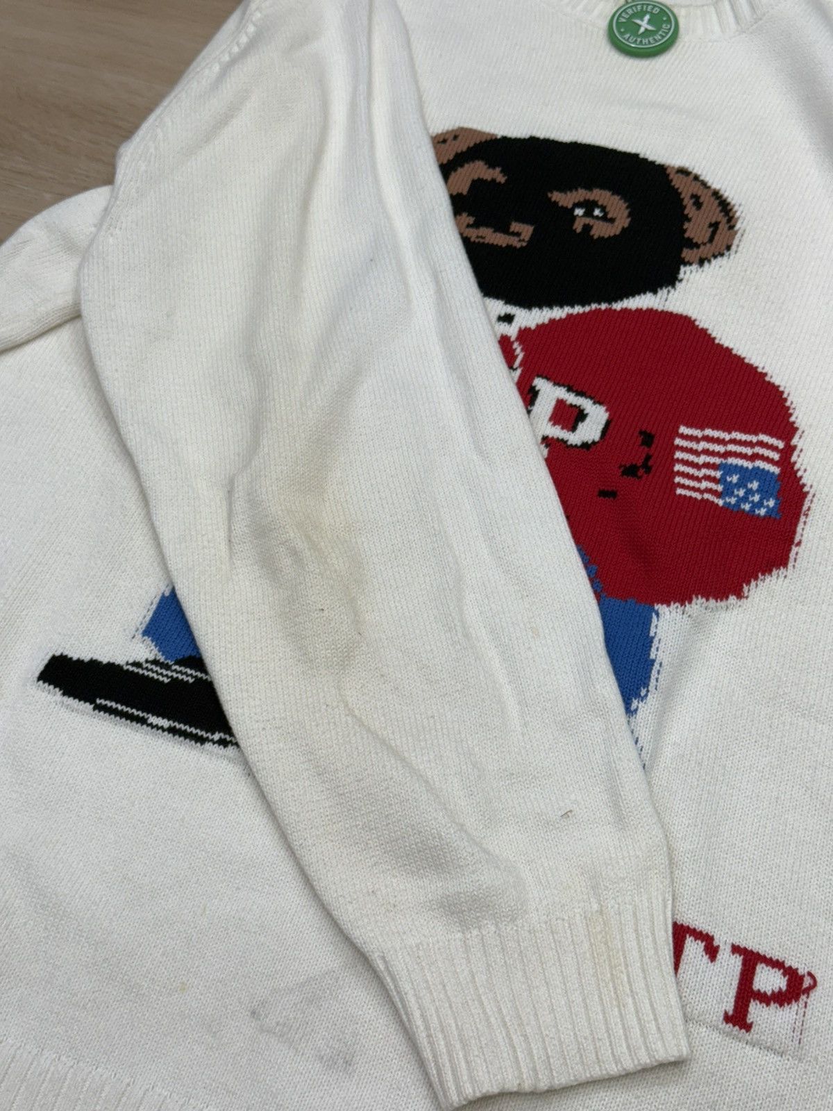 Fuck The Population FTP Bear Knitted Sweater Size US XL / EU 56 / 4 - 8 Thumbnail