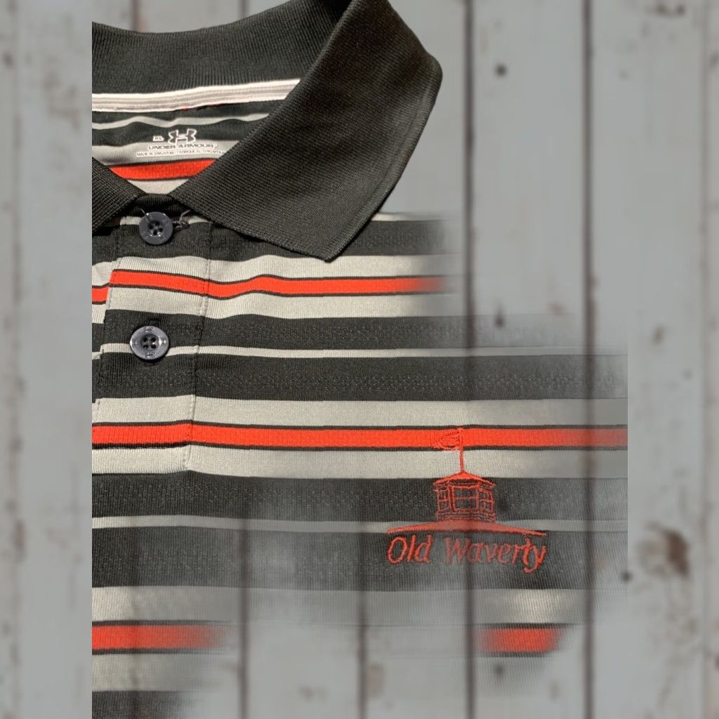 Under Armour Under Armour Golf Polo Shirt Men XL - Blue Striped Moisture Wicking UV Protection Size US XL / EU 56 / 4 - 1 Thumbnail