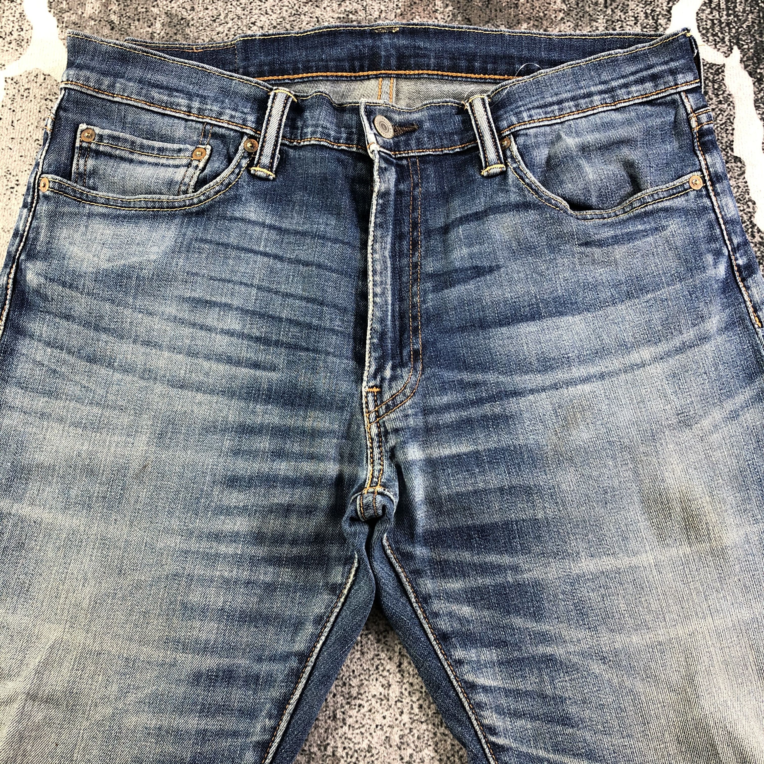 Levi's Levis 513 Jeans Faded Blue Denim KJ2369 Size US 34 / EU 50 - 3 Thumbnail
