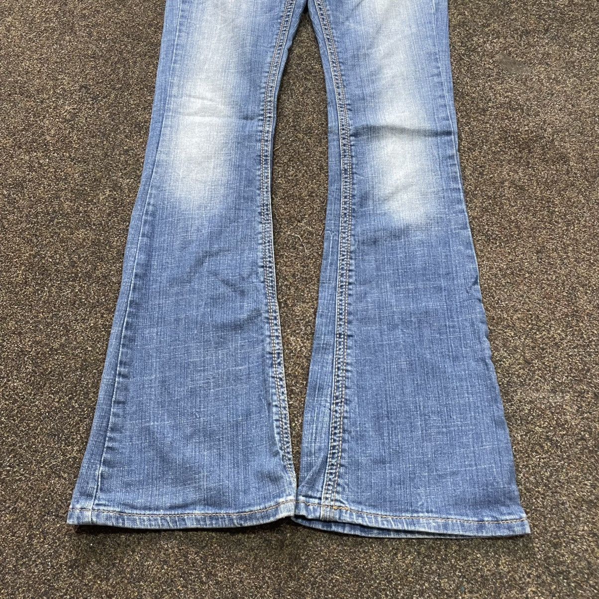 Vintage Y2K Vintage Flared Bootcut Jeans Sun Faded Skate Baggy Logo Size 32" / US 10 / IT 46 - 5 Thumbnail
