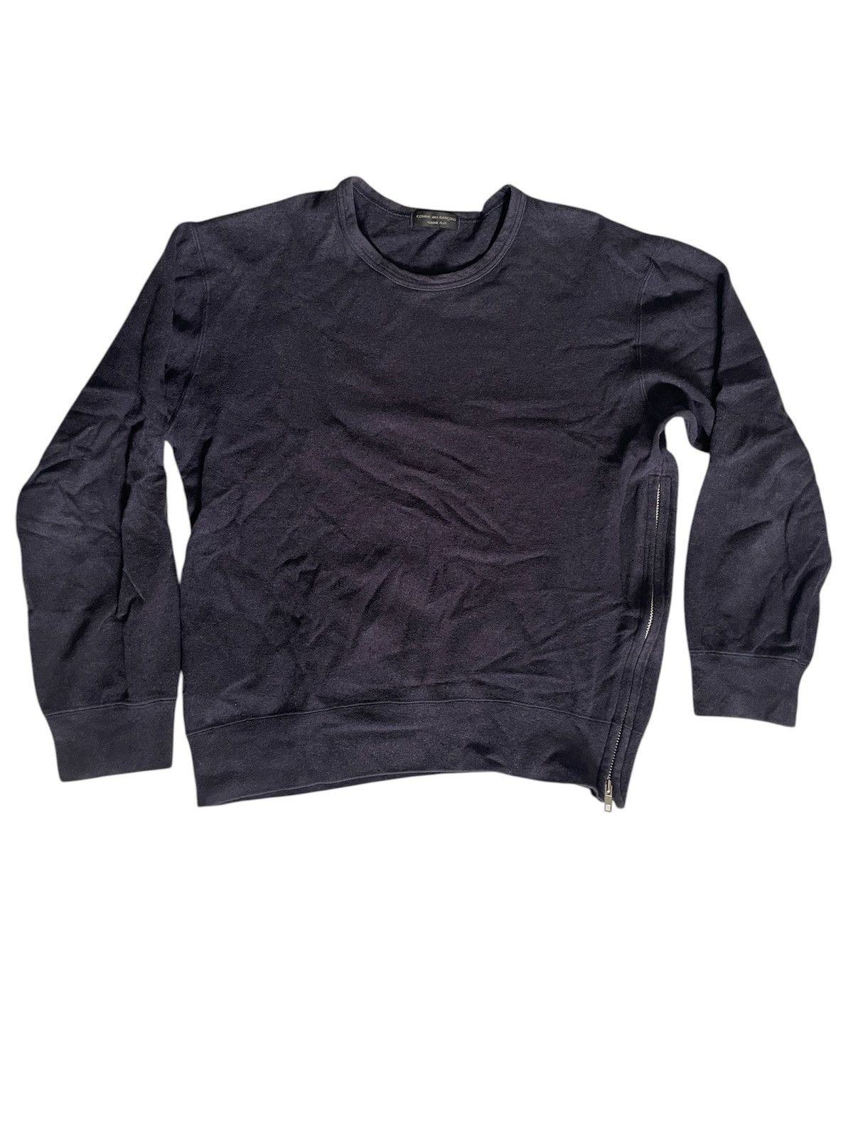 Comme des Garcons Homme Plus Asymmetrical Side Zip Sweater Size US S / EU 44-46 / 1 - 1 Thumbnail