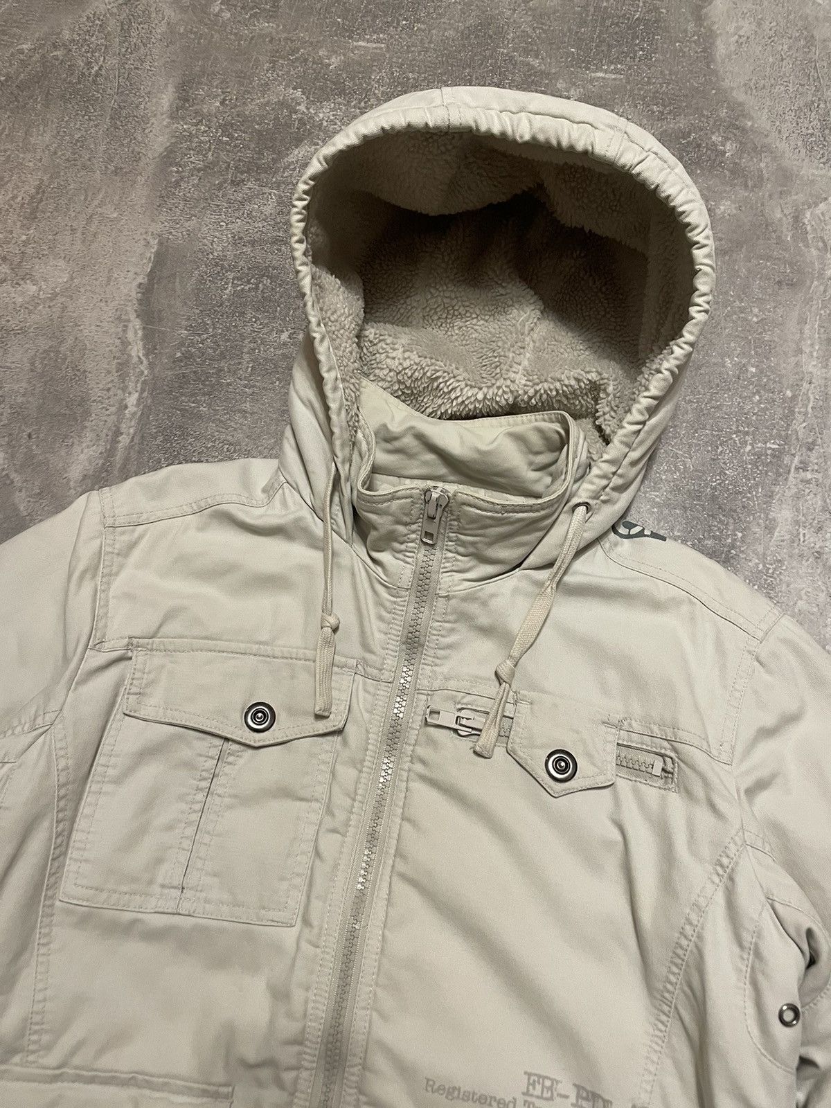 Southpole × Vintage Vintage Fishbone Avant Garde Tribal Bomber Jacket Size US S / EU 44-46 / 1 - 3 Thumbnail