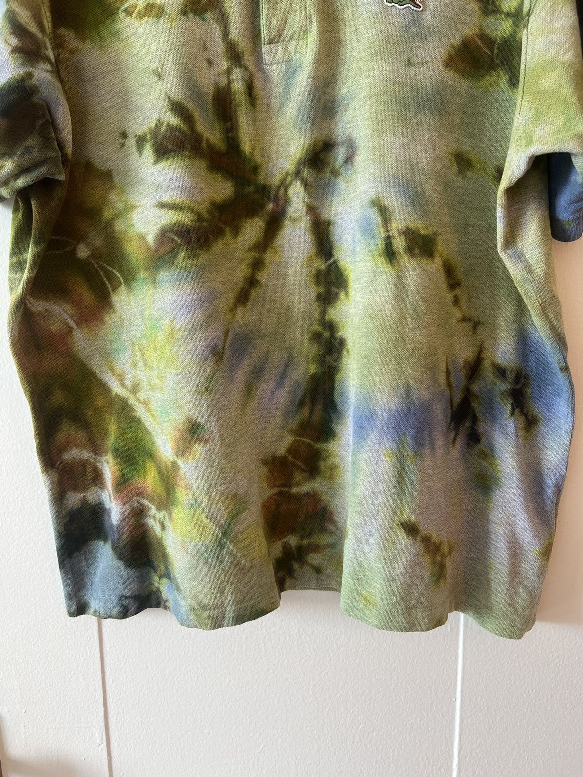 Lacoste Lacoste Hand Tie Dyed Polo (one of a kind) Size US XL / EU 56 / 4 - 10 Thumbnail