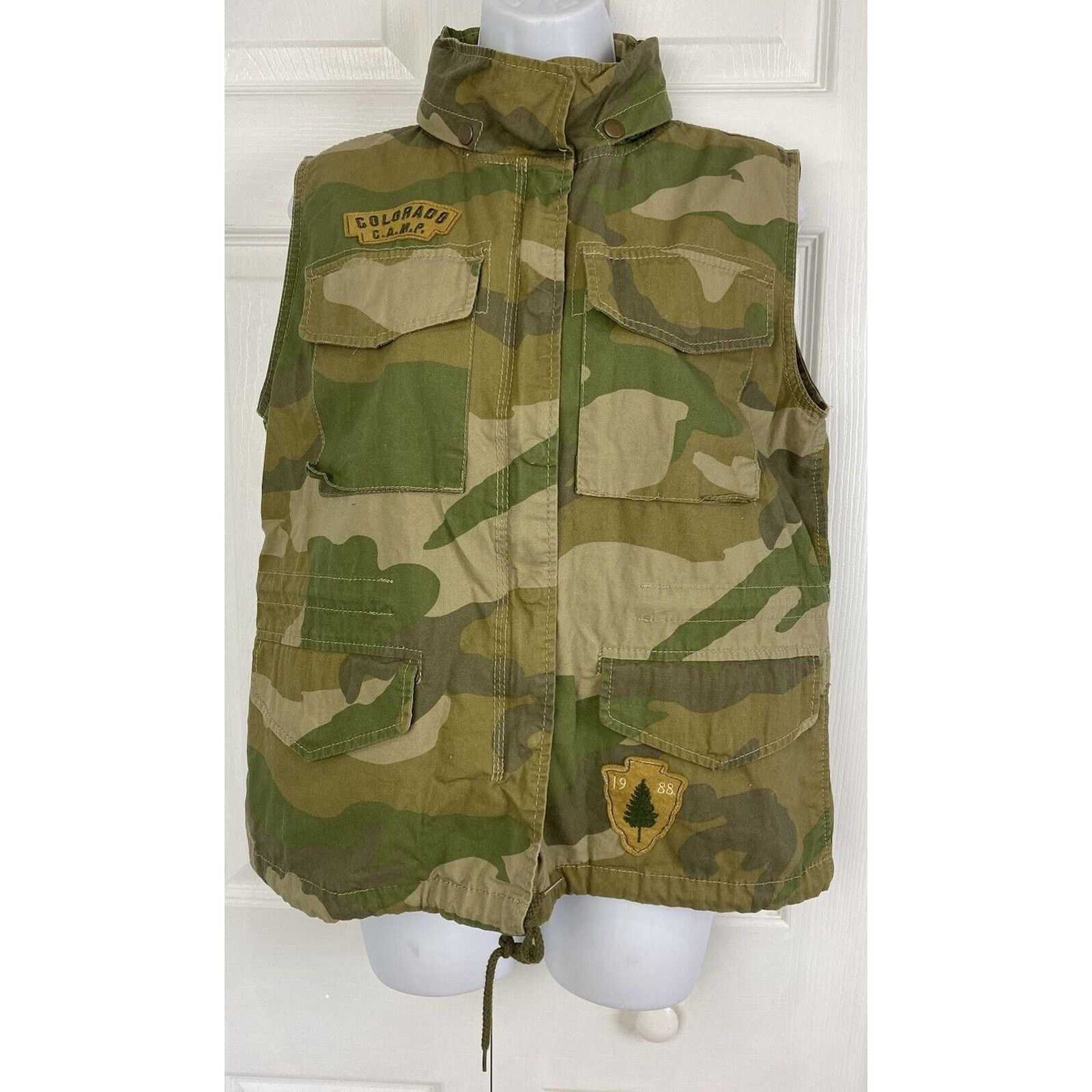 Other NWT Soho Babe Camo Vest XL Colorado Camp Packable Hood Btton Size XL / US 12-14 / IT 48-50 - 1 Thumbnail