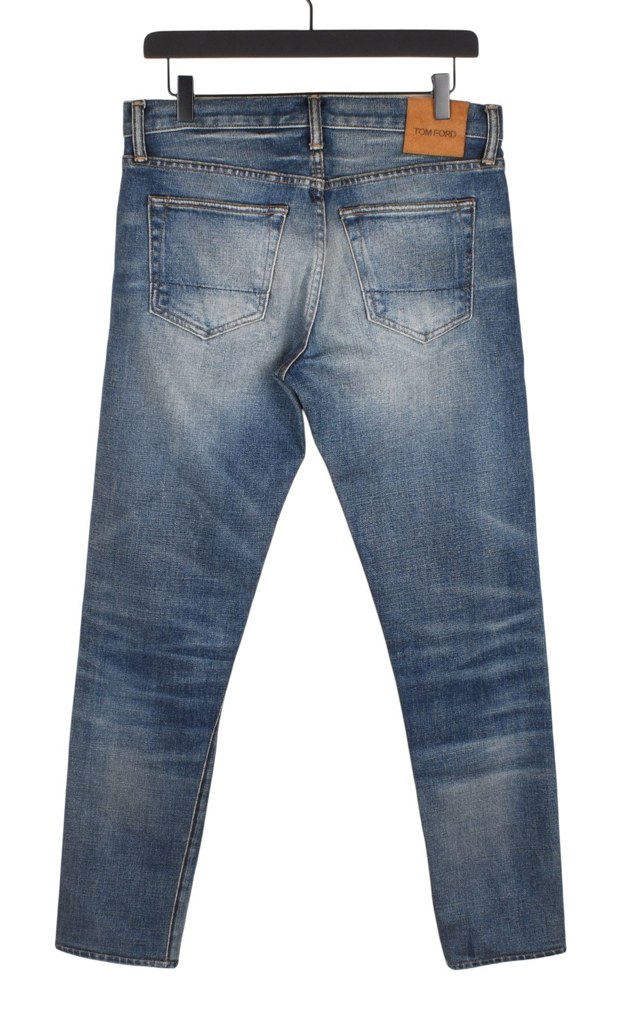 Tom Ford Tom Ford Selvage Selvedge Men Slim Fit Stretch Jeans Size US 30 / EU 46 - 6 Thumbnail