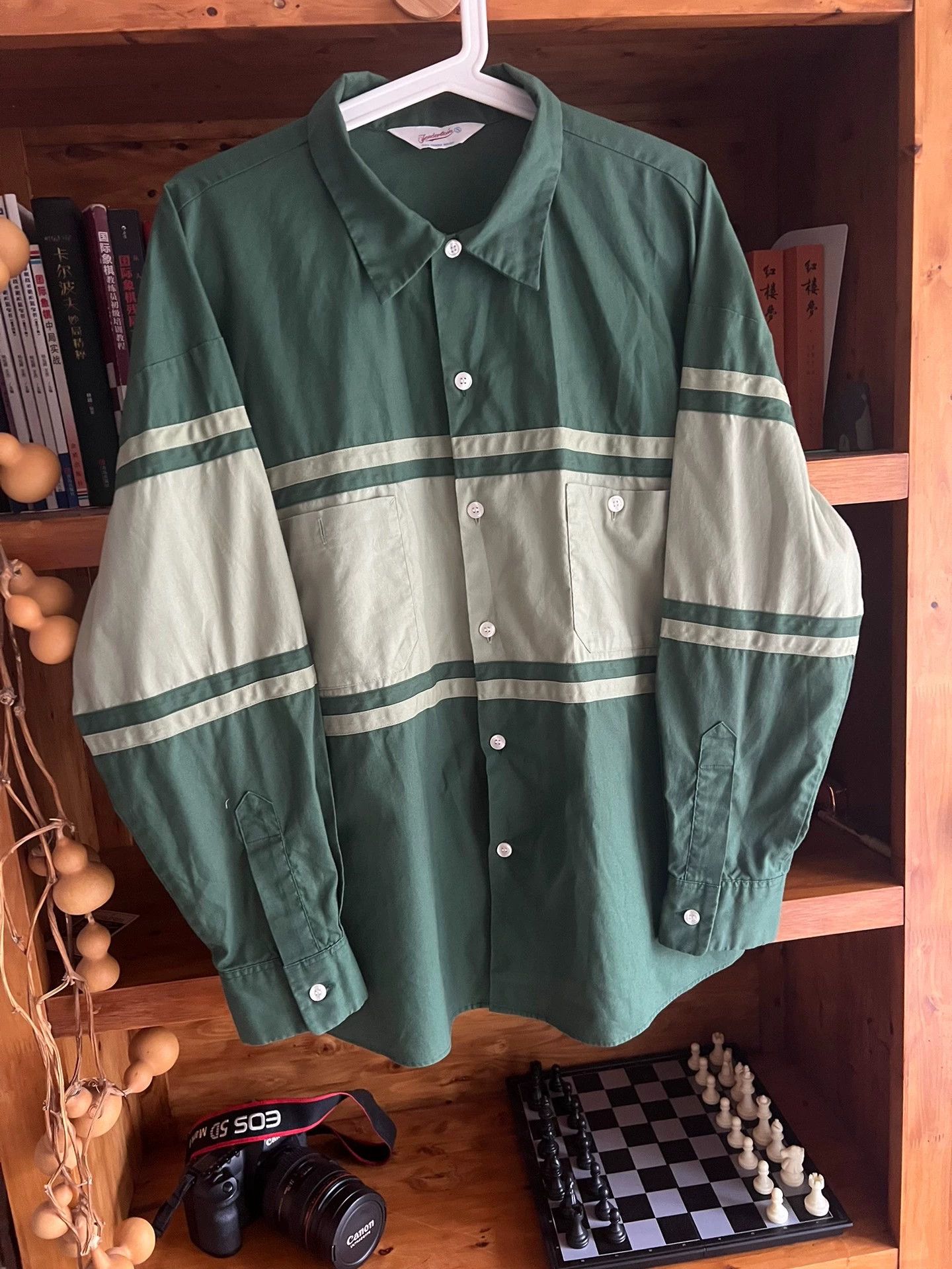 Tenderloin Tenderloin Workwear Color Block Long Sleeve Shirt Rare Japan Size US S / EU 44-46 / 1 - 2 Thumbnail