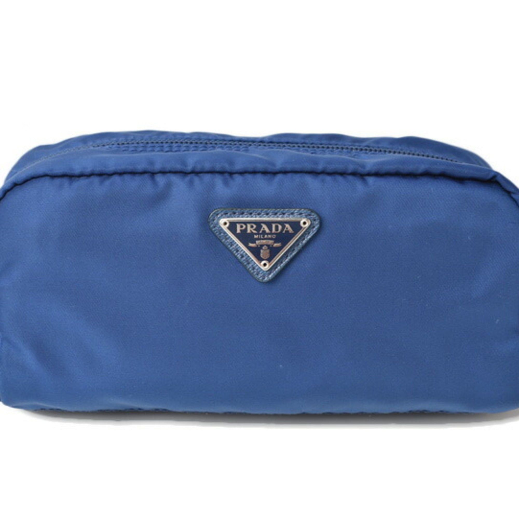 image of Prada Pouch Tessuto Nylon Bluette Blue 1Na350, Women's