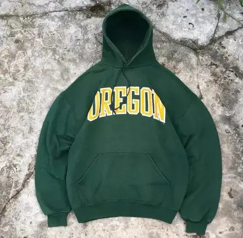 Aran Isles Knitwear Green retro loose casual hooded sweatshirt Size US M / EU 48-50 / 2 - 1 Thumbnail