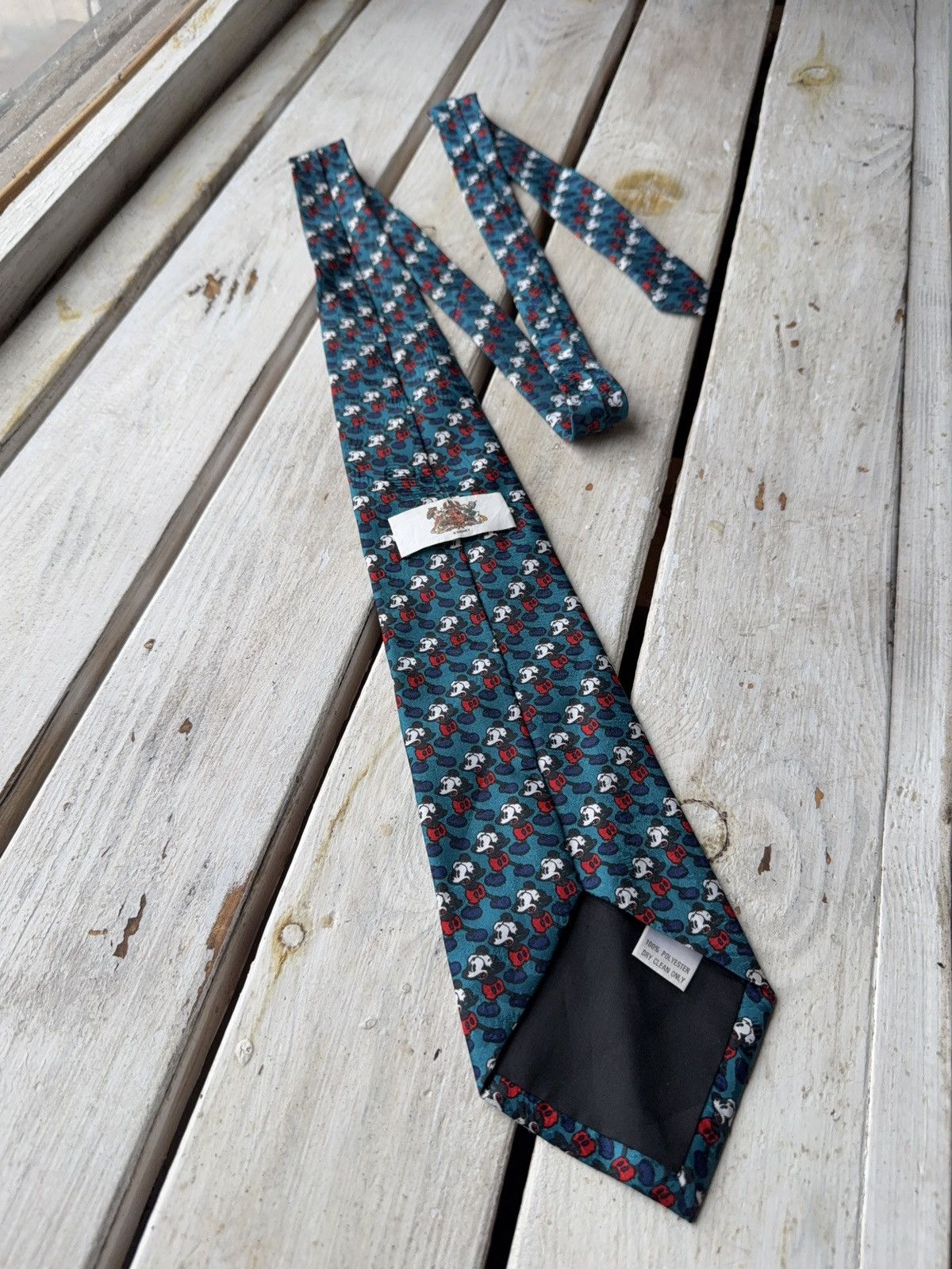 Disney × Vintage VINTAGE 80s 90s Mickey Mouse Logo Made in Korea DISNEY TIE Size ONE SIZE - 6 Thumbnail