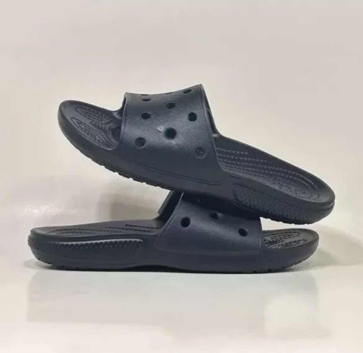 Crocs Size 6 - Men's Crocs Classic Black Slides 206121-001 Wmns 8 Size US 6 / EU 39 - 5 Thumbnail