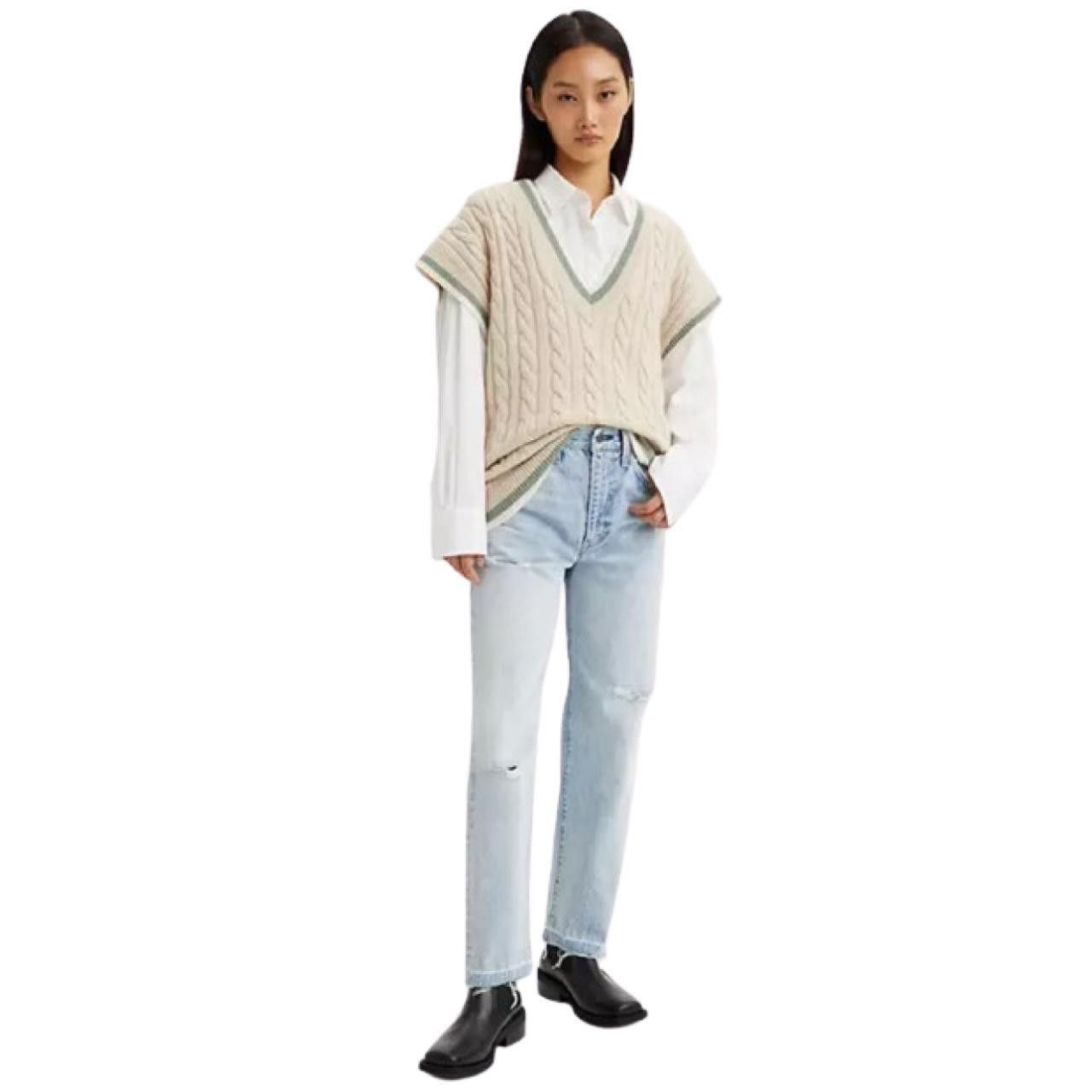 Levi's Levi’s Made & Crafted Column Ripped Jeans Size 26" / US 2 / IT 38 - 3 Thumbnail