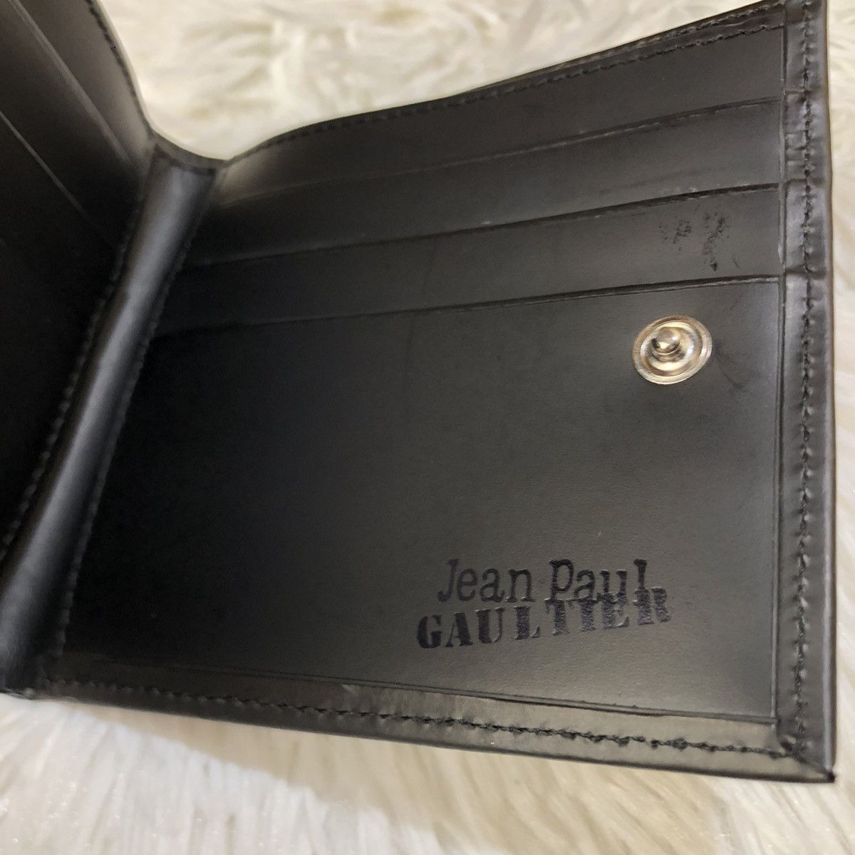 ARCHIVED JEAN PAUL GAULTIER METAL LOGO WALLET