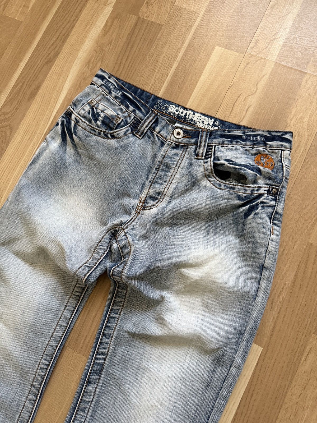 If Six Was Nine Vintage Baggy Faded Washed Y2K Jeans If Six Was Nine Style Size US 33 - 3 Thumbnail