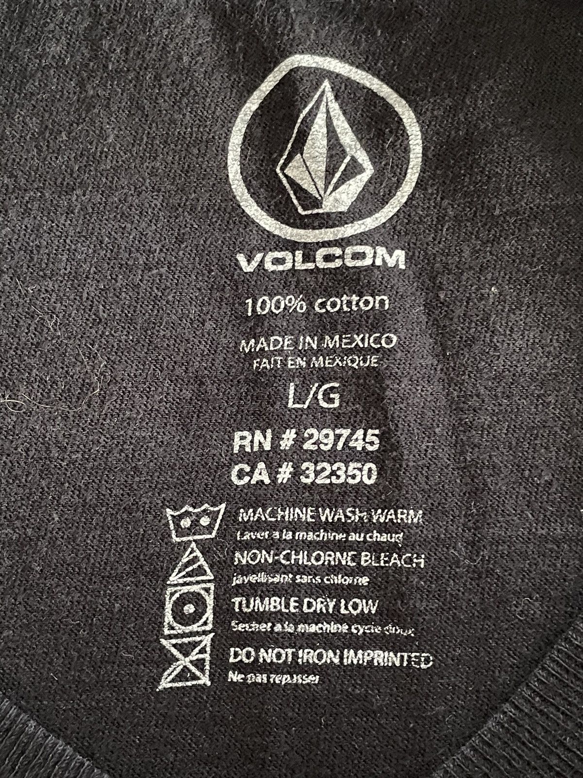Volcom Black ‘Locals Only’ T-shirt Volcom Men’s Large Size US L / EU 52-54 / 3 - 4 Thumbnail