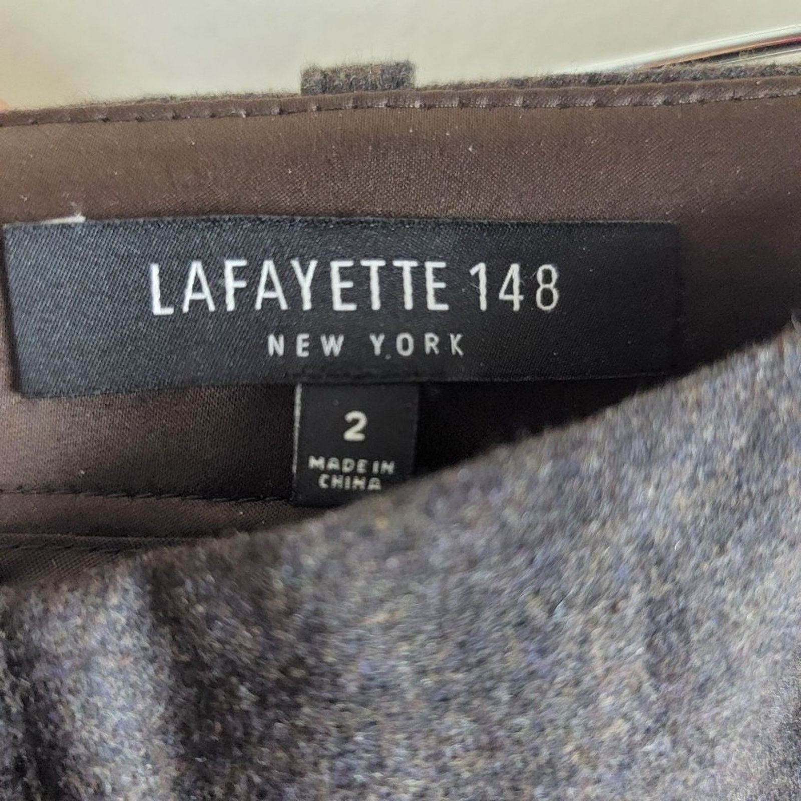 Lafayette 148 Lafayette 148 New York Brushed Wool Cashmere Blend Trouser Size 30" / US 8 / IT 44 - 6 Thumbnail