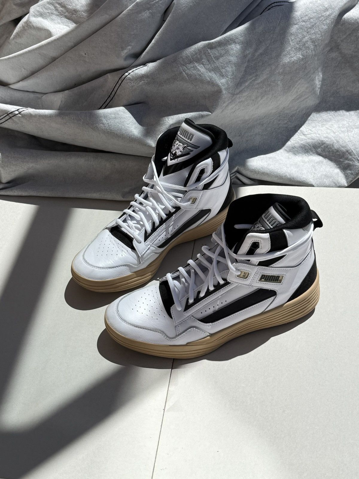 Puma × Rhude Puma x Rhude x Kuzma Clyde All-Pro Men size 12 Basketball Size US 12 / EU 45 - 4 Thumbnail