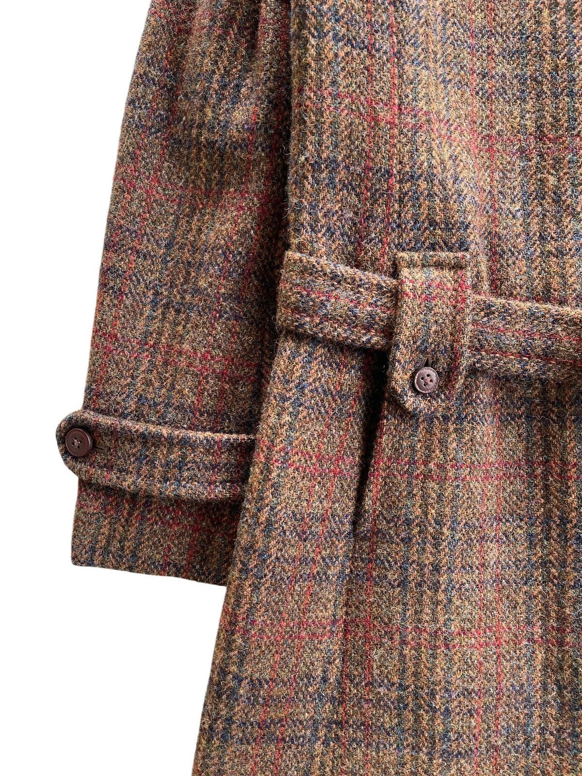Harris Tweed Harris Tweed Wool Checked Long Coat Size S / US 4 / IT 40 - 6 Thumbnail