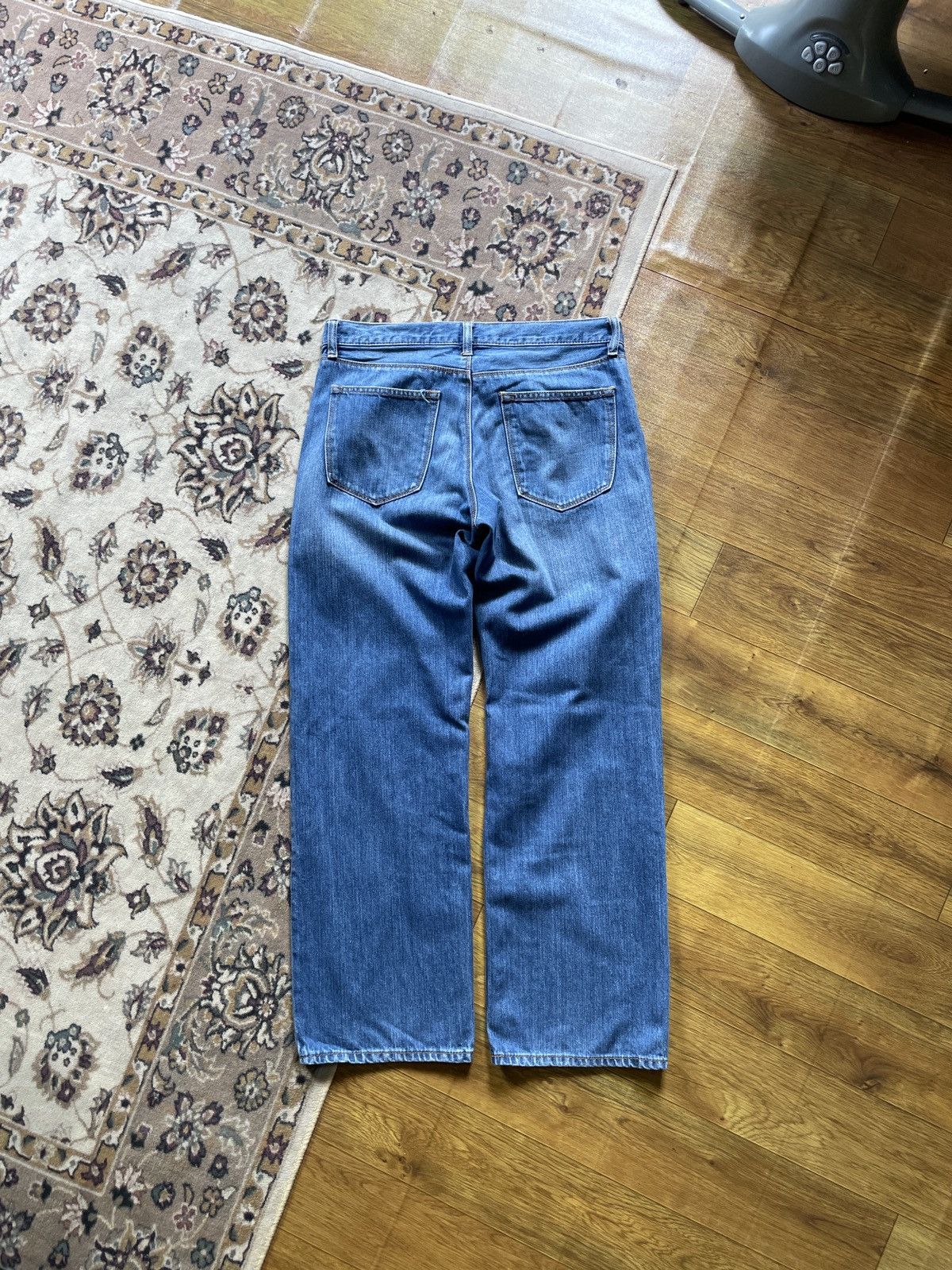 Gap Baggy Blue Jeans Gap Size US 33 - 2 Thumbnail