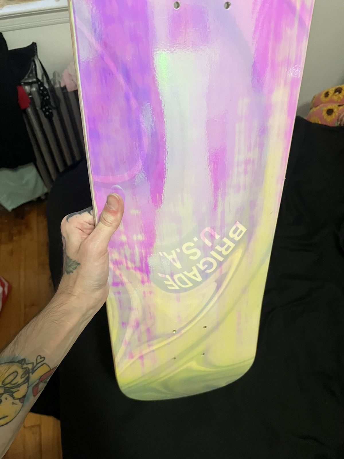 Brigade Brigade usa iridescent skateboard deck Size ONE SIZE - 2 Thumbnail