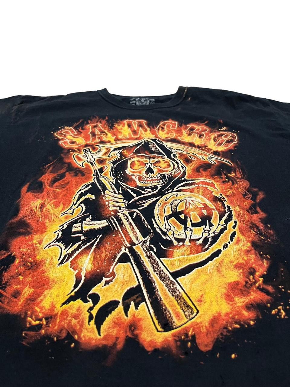 Other Sons of Anarchy Flame Graphic Tee/T-Shirt Size US XL / EU 56 / 4 - 2 Thumbnail