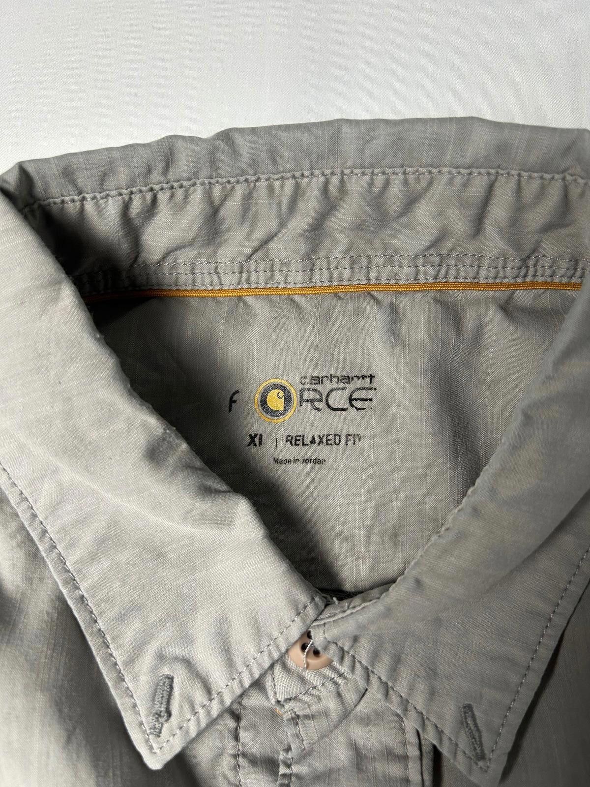 Carhartt Carhartt Pocket Shirt Heavyweight Overshirt Workwear Grey Size US XL / EU 56 / 4 - 4 Thumbnail