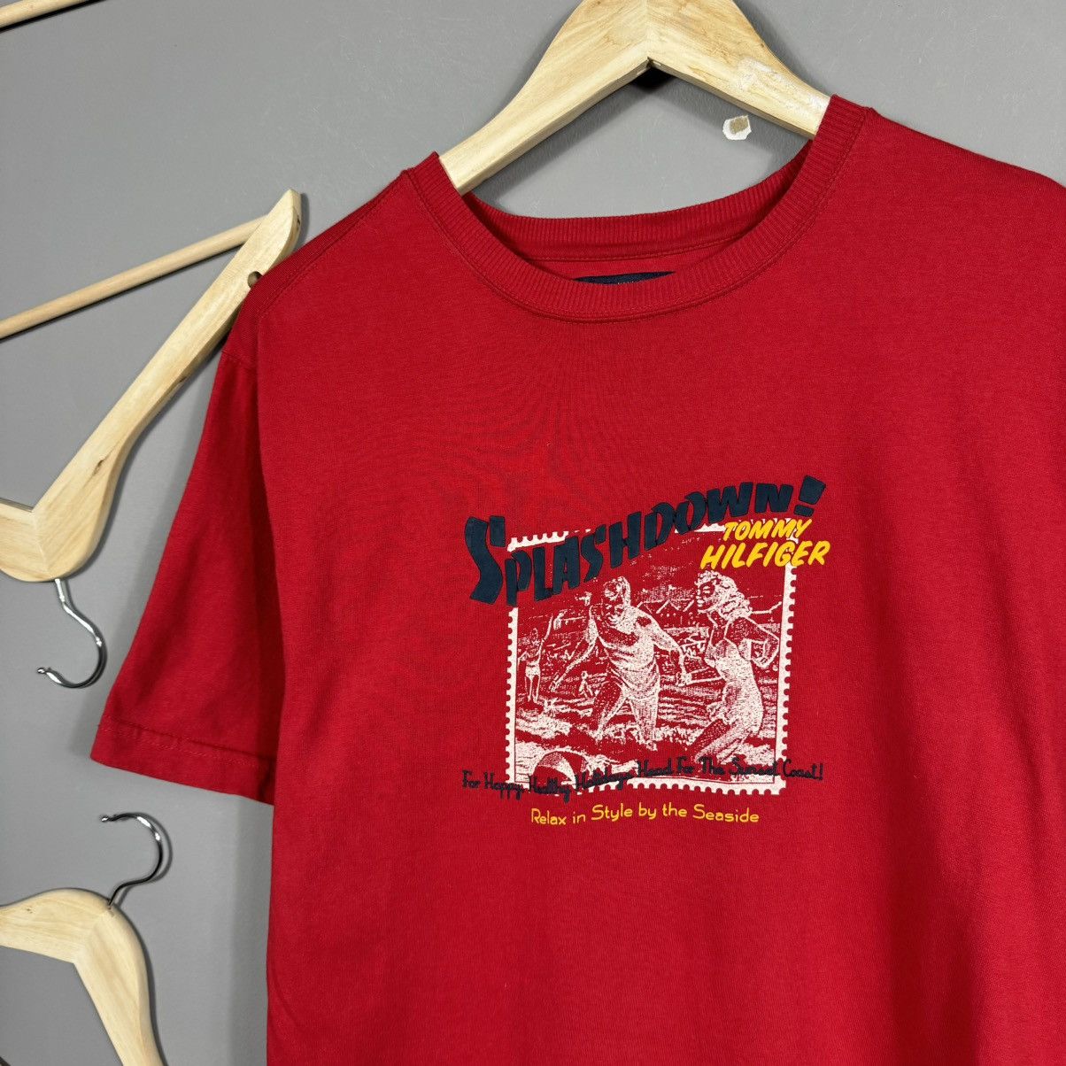 Tommy Hilfiger × Vintage Tommy Hilfiger Swim 2005 Splashdown T-shirt Size US M / EU 48-50 / 2 - 2 Thumbnail