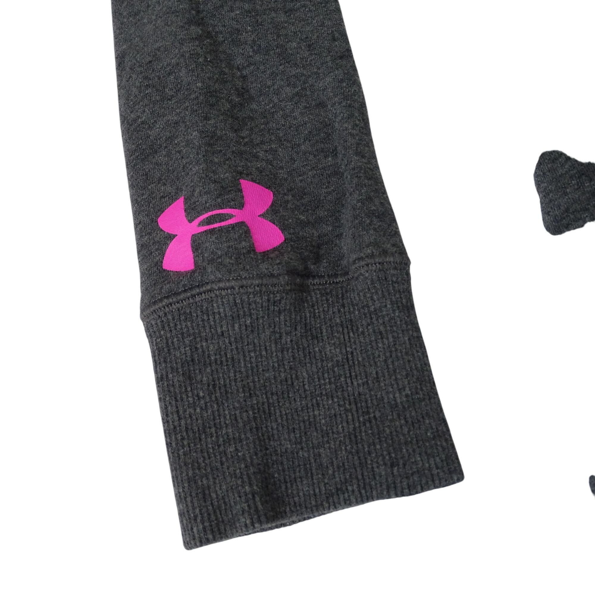 Under Armour Under Armour Hoodie Pullover Sweatshirt Size M Gray Fleece Size M / US 6-8 / IT 42-44 - 3 Thumbnail