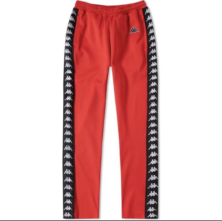 Kappa Men s Kappa red Joggers Grailed