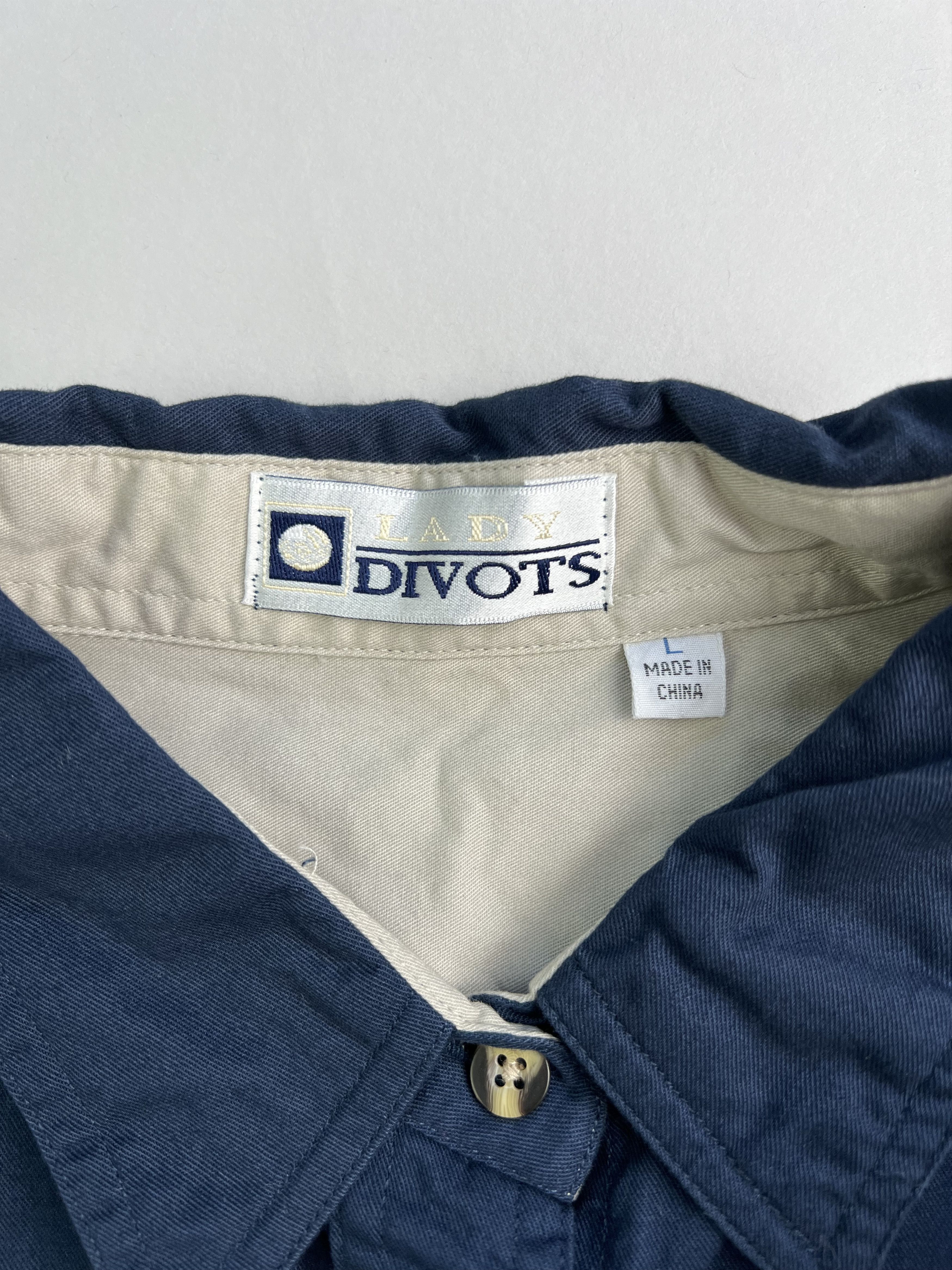 Vintage Vintage Atlanta West Carpets Work Shirt Navy Blue Large Size US L / EU 52-54 / 3 - 5 Thumbnail