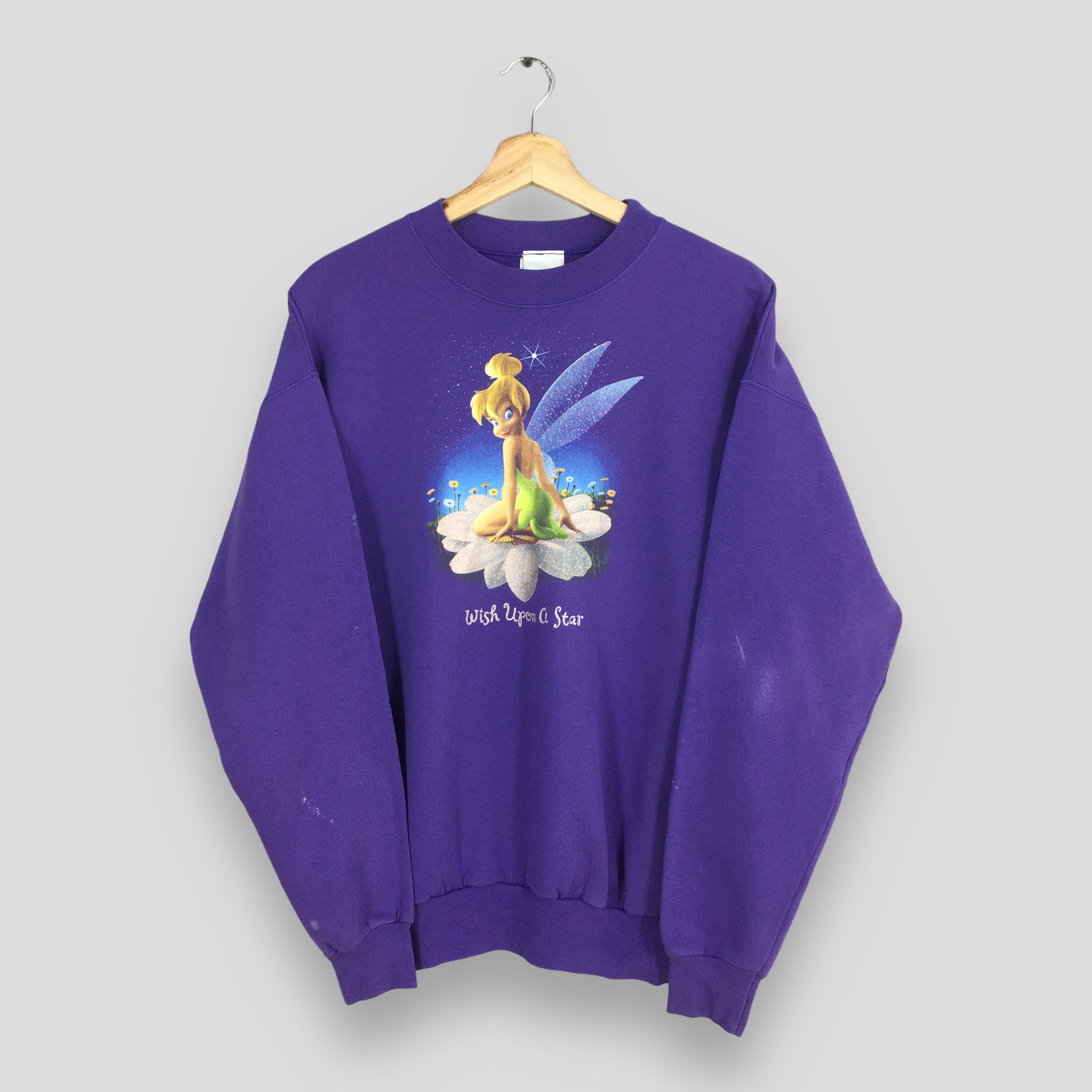 Cartoon Network × Disney × Vintage Vintage Disney Tinkerbell Fairy Tales Sweatshirt Medium Size US M / EU 48-50 / 2 - 1 Thumbnail