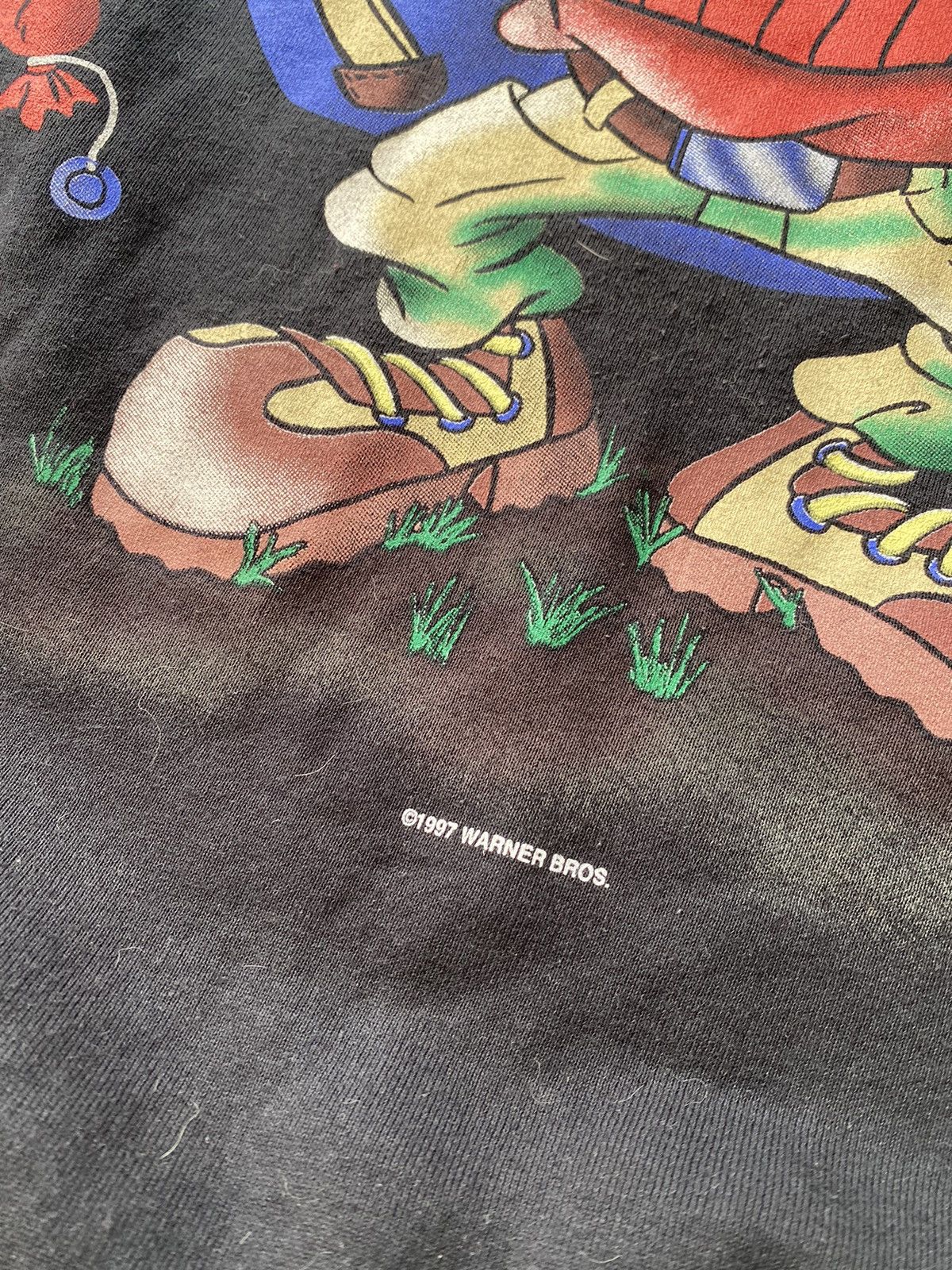 Vintage × Warner Bros Vintage 1992 Taz Travel Sweatshirt Size US XL / EU 56 / 4 - 6 Thumbnail