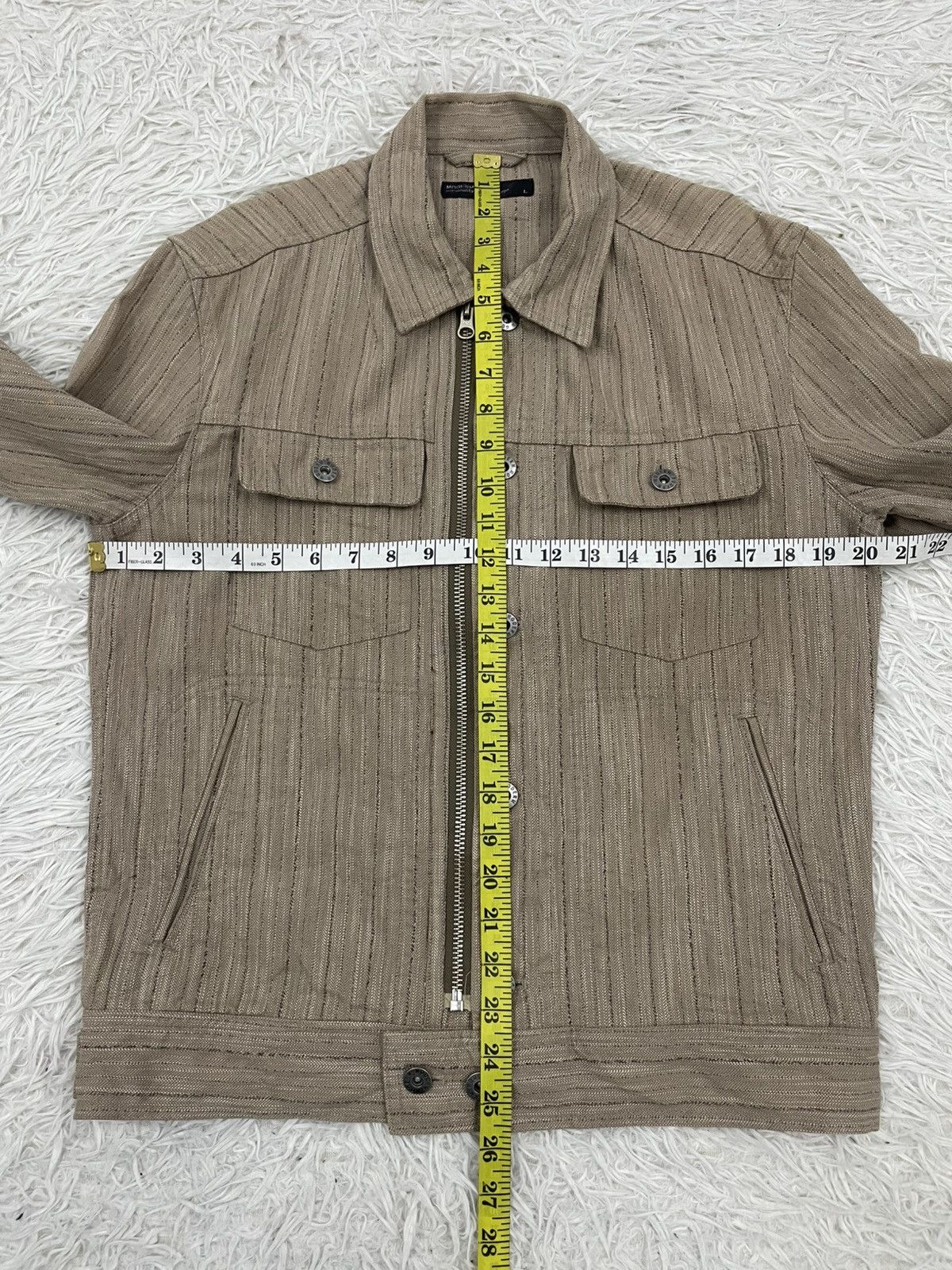 Japanese Brand MODERM Personality Pursuing Type Buttons & Zipper Jacket Size US L / EU 52-54 / 3 - 8 Thumbnail