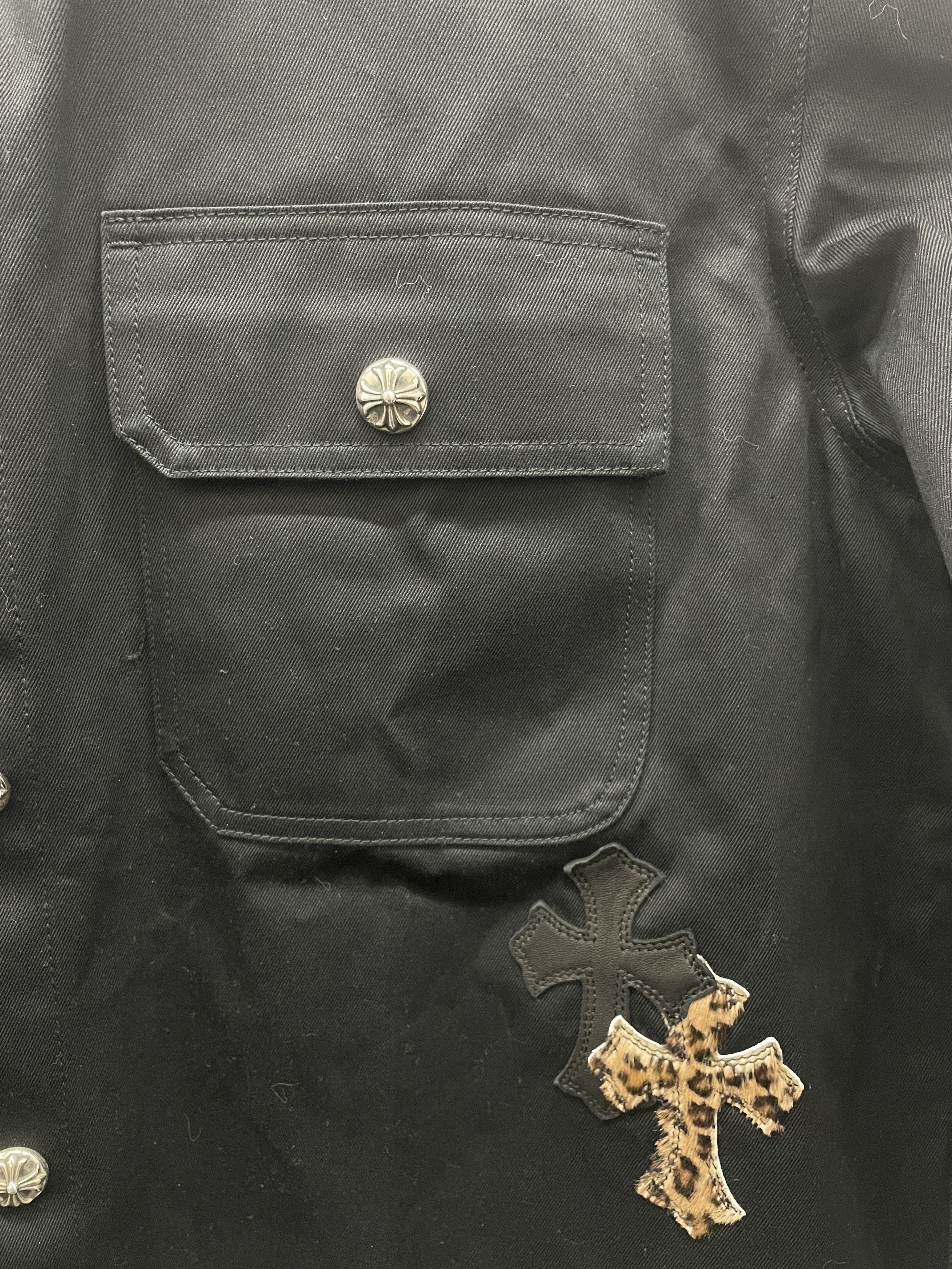 Chrome Hearts Chrome Hearts Leopard Patch Work Dog Shirt Jacket Size US L / EU 52-54 / 3 - 4 Thumbnail