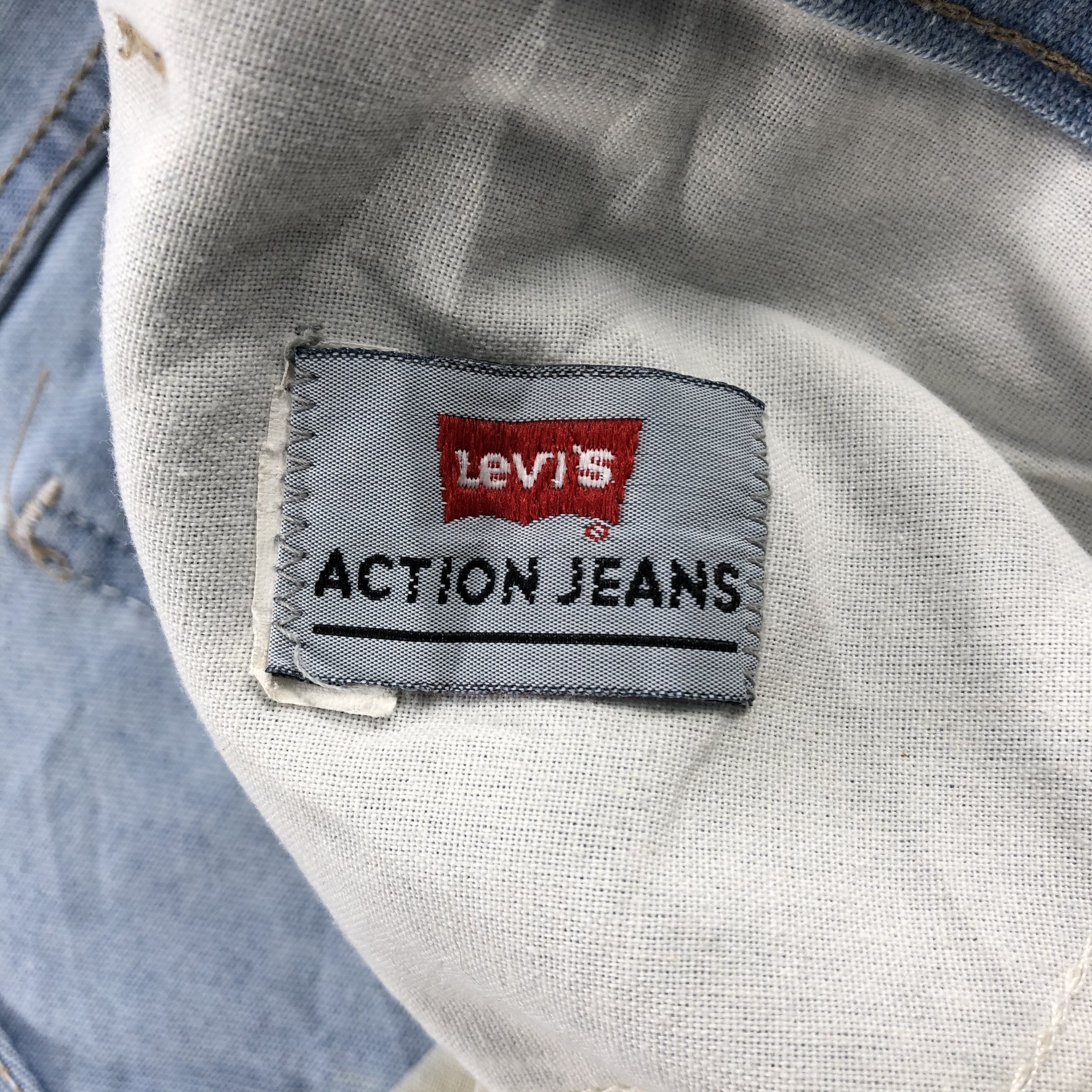 Levi's × Vintage Vintage 90s Light Wash Levis Jeans-JM1466 Size US 35 - 9 Thumbnail
