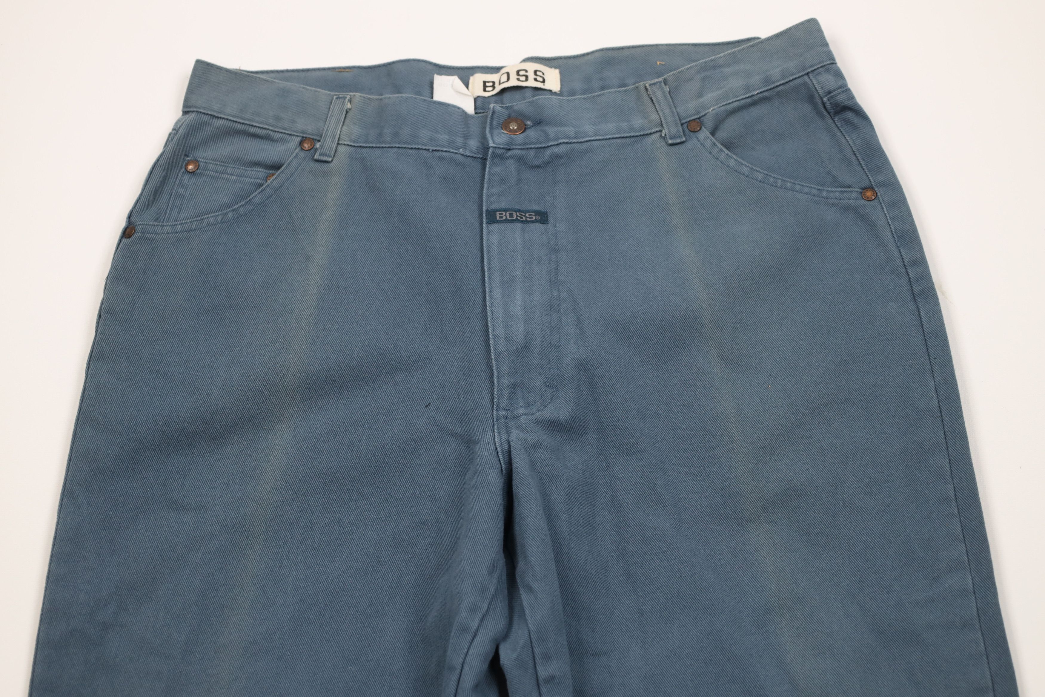 Vintage Deadstock Vintage 90s Boss Skateboard Jeans Teal Blue USA Size US 40 / EU 56 - 2 Thumbnail