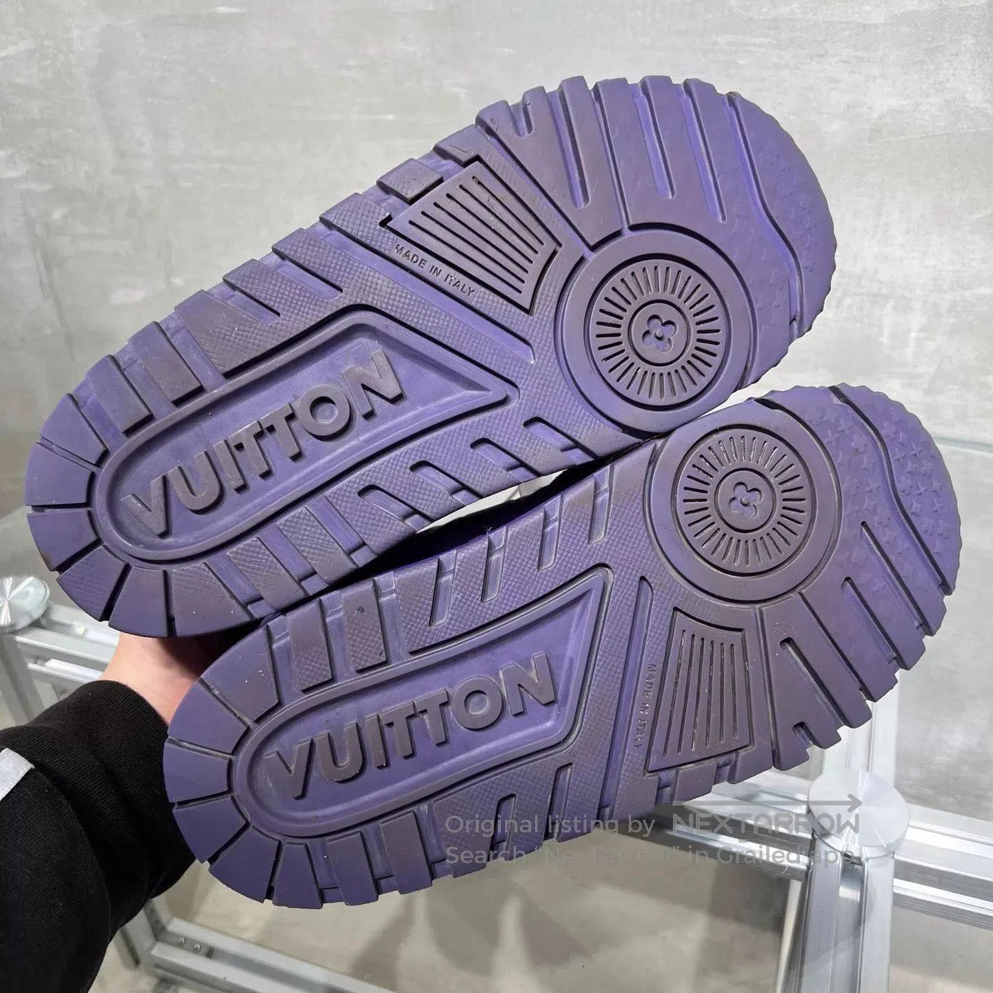Louis Vuitton Purple High-Top Sneakers Size 7.5. Size US 7.5 / EU 40-41 - 7 Thumbnail