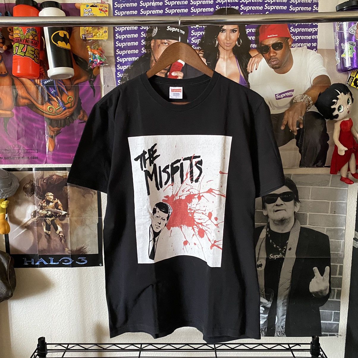 Supreme Supreme The Misfits JFK T Shirt Black 2013 Grailed