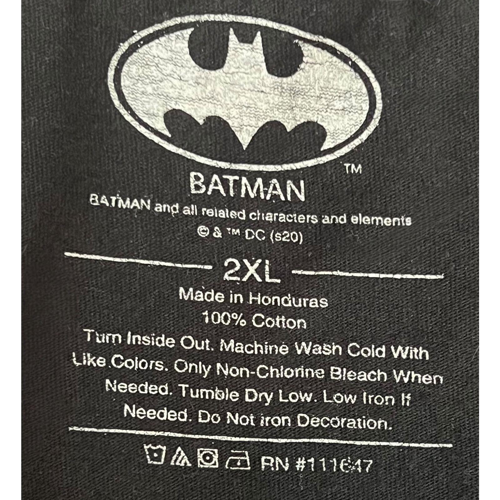 DC Comics Batman Logo T-Shirt Comic Book Panel Art - 2XL Black Tee Size US XXL / EU 58 / 5 - 4 Thumbnail
