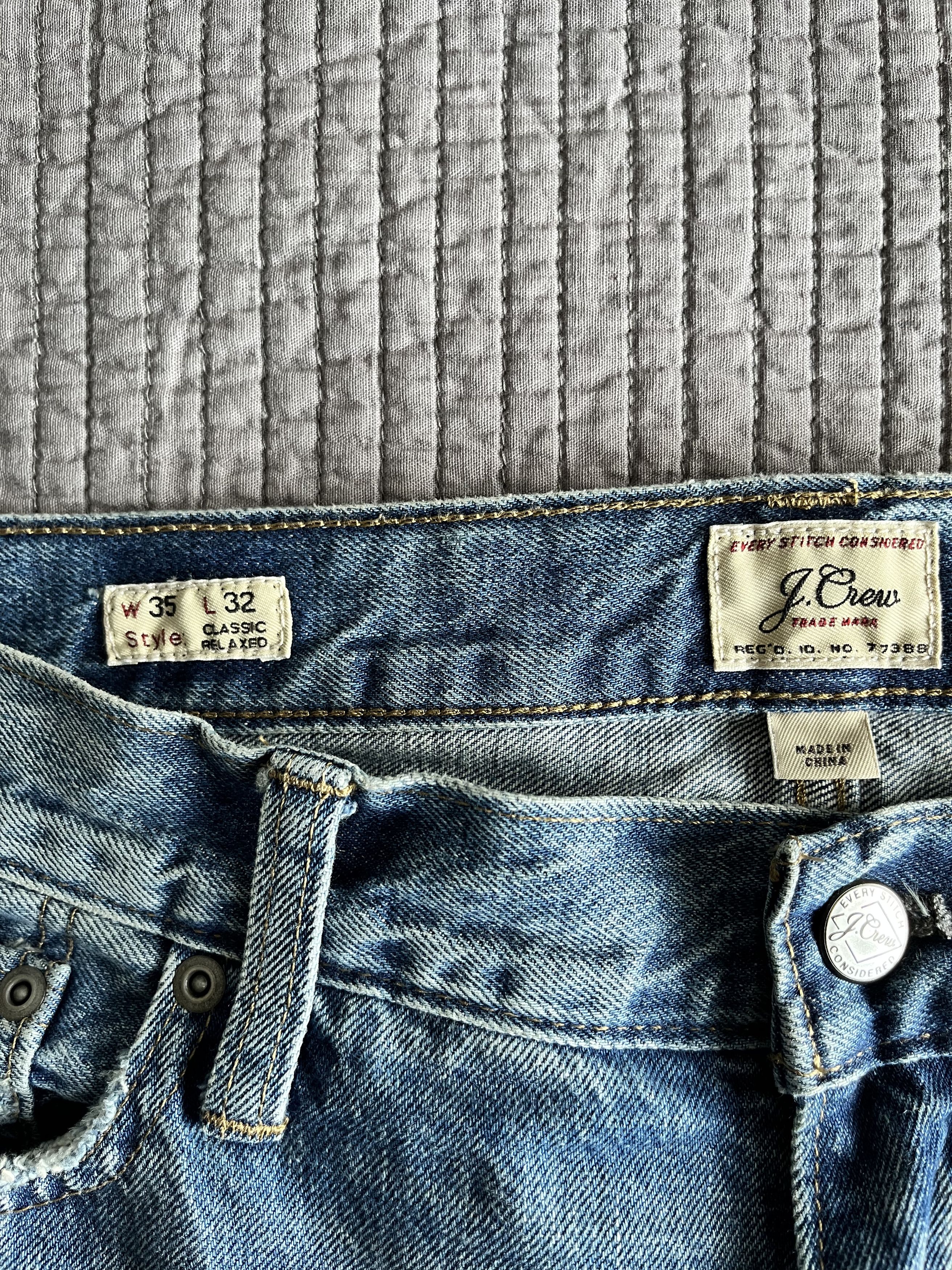 J.Crew Classic Relaxed Jeans Size US 35 - 4 Thumbnail